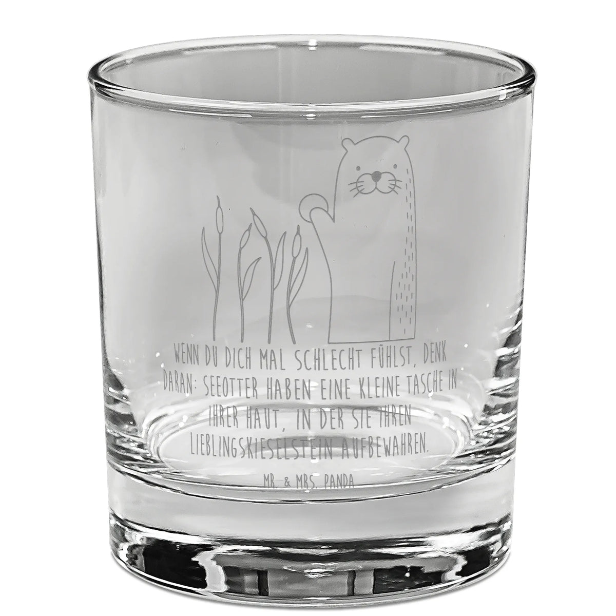 Ginglas Otter Stein Cocktailglas Für Gin, Tumbler, Tumbler Glas, Gin Tumbler, Gin-Tumbler, Gin-Ballon Glas, Cocktailglas, Ballonglas, Trinkglas, Ginglas, graviertes glas, Gin Glas, Gin & Tonic Glas, Longdrinkglas, gravur glas, Glas für Gin, Gin-Copa, Glas, Otter, Fischotter, Seeotter, Otter Seeotter See Otter