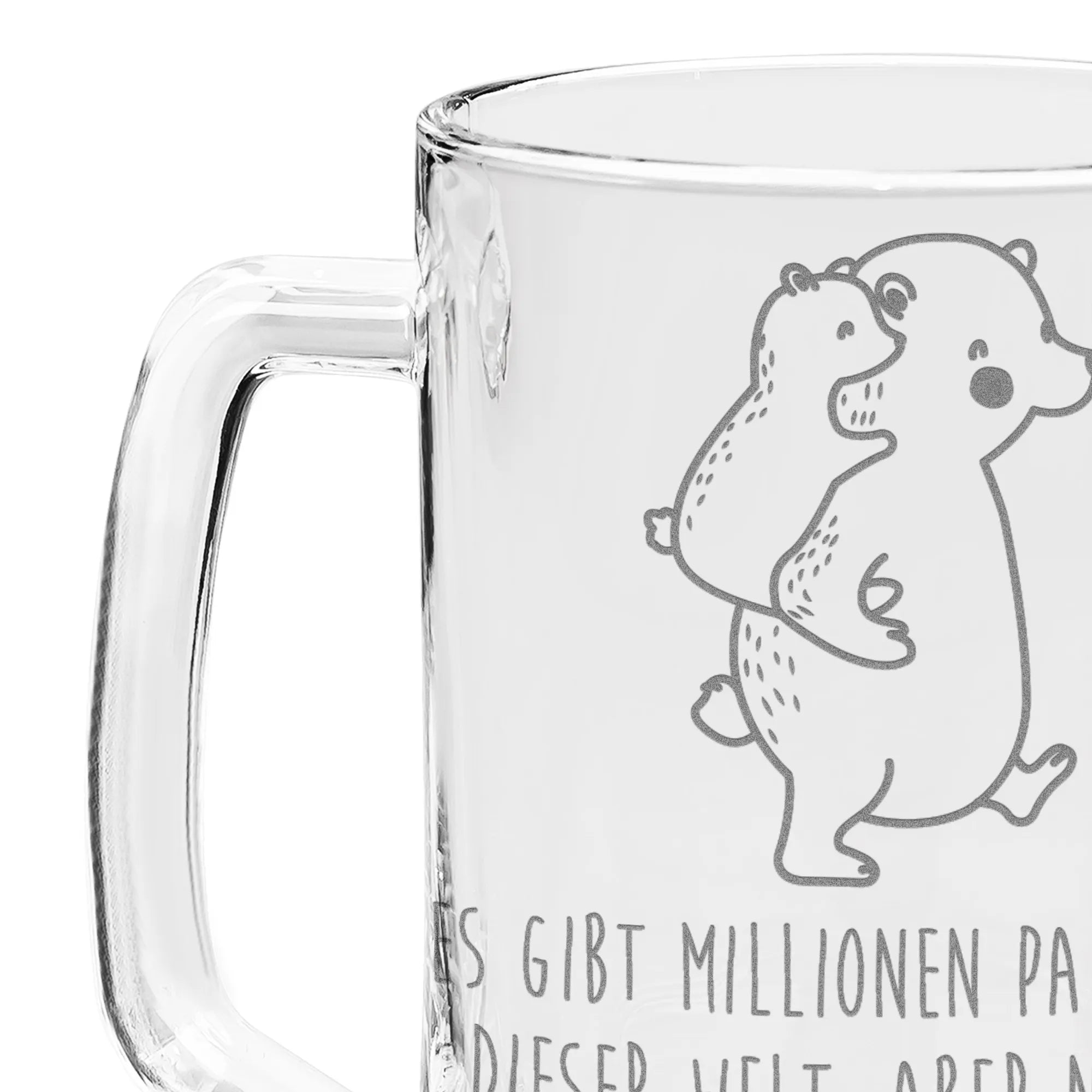 Engraved Beer Mug Papa Bear Family, Father's Day, Mother's Day, brother, sister, Mom, Dad, daddy, father's day, dad, uncle, birthday, present