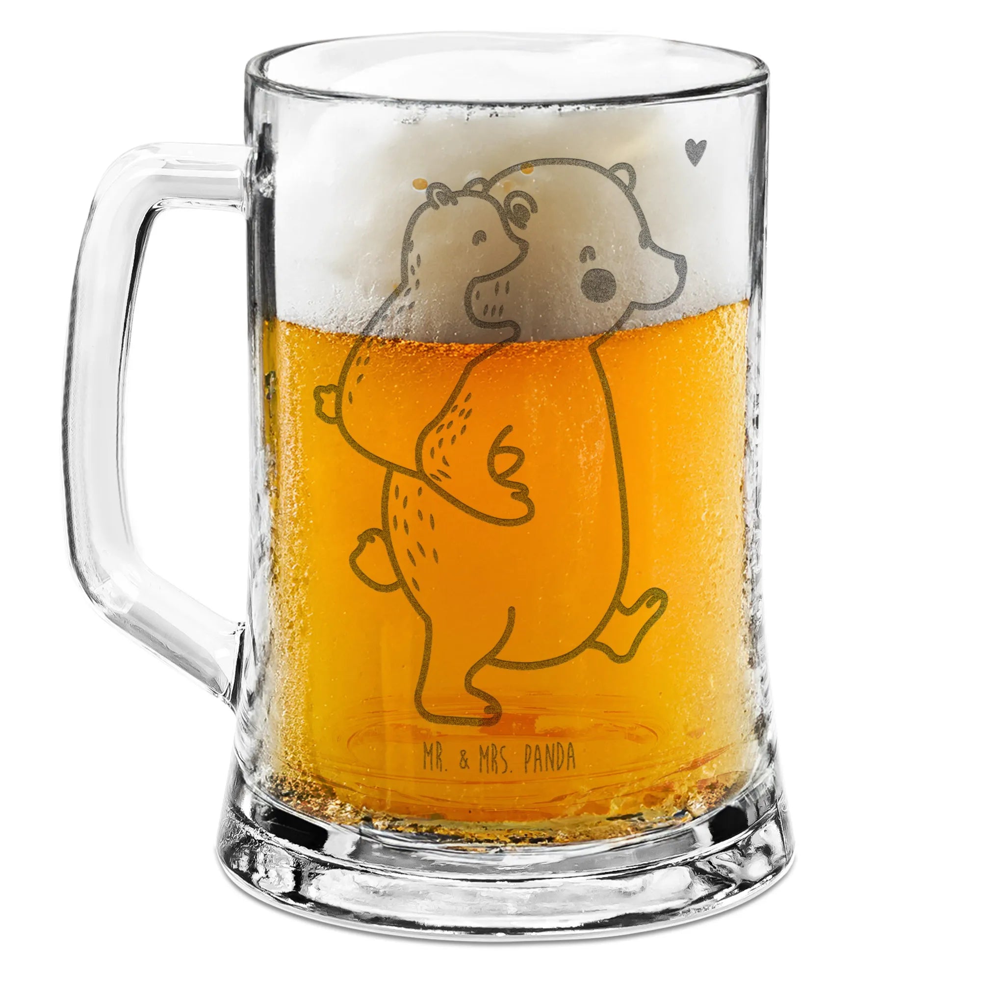 Engraved Beer Mug Papa Bear Family, Father's Day, Mother's Day, brother, sister, Mom, Dad, daddy, father's day, dad, uncle, birthday, present
