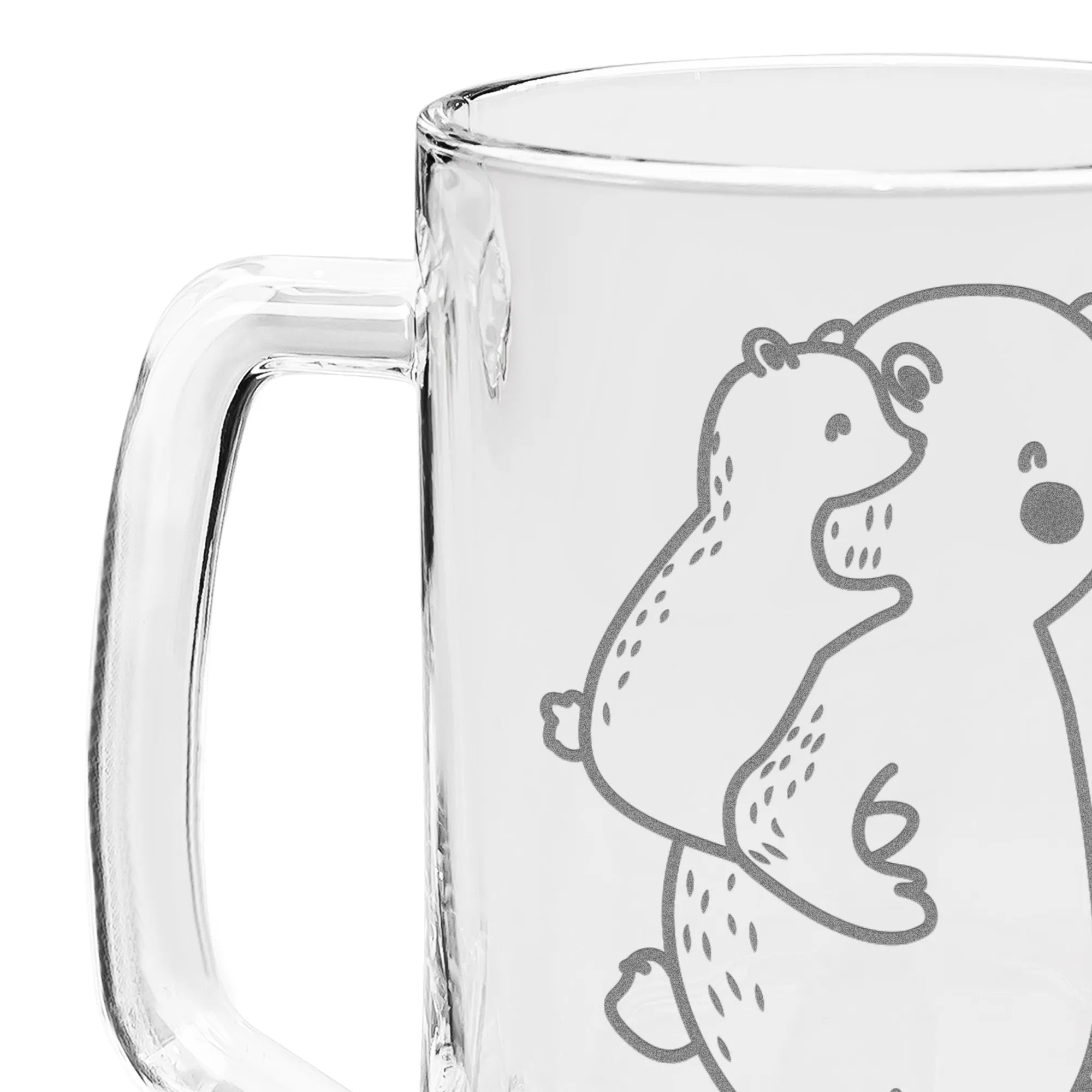 Engraved Beer Mug Papa Bear Family, Father's Day, Mother's Day, brother, sister, Mom, Dad, daddy, father's day, dad, uncle, birthday, present
