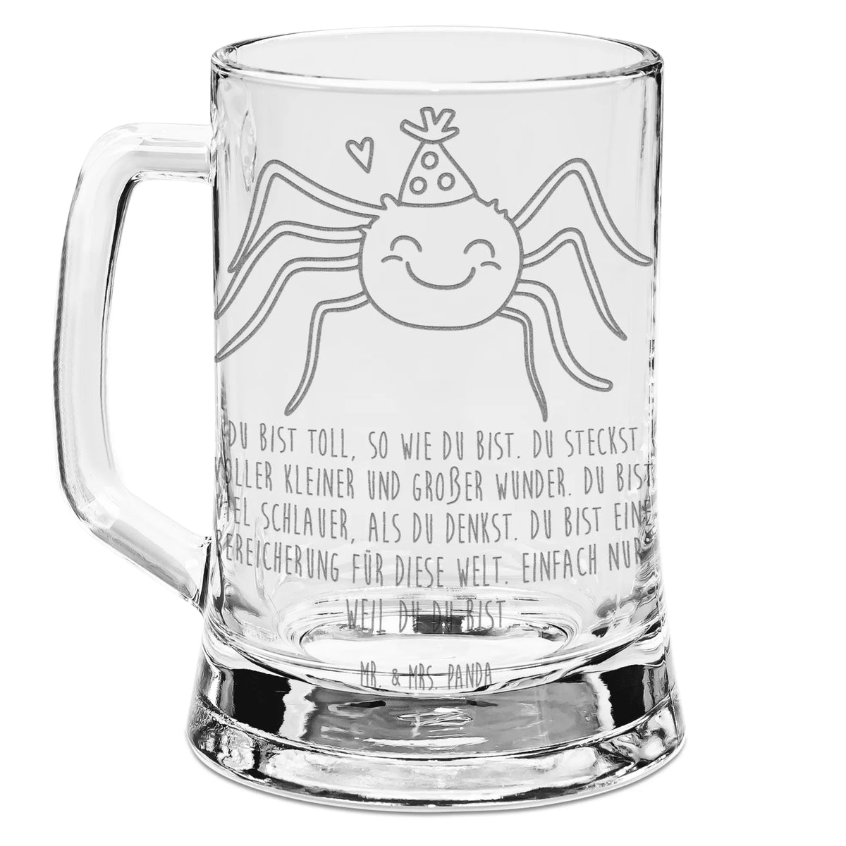 Gravur Bierkrug Spinne Agathe Party Panda Bierkrug, Bierhumpen Mit Gravur, Glasbierkrug, Glas Bierkrug, Bierkrug Glas, Humpen, Bierkrug graviert, Glasseidel, Bierhumpen, ChatGPT:<br />Gravierbarer Bierkrug, Glashumpen, Glaskrug, Seidel, Lasergravur Bierkrug, Krug, Gravurhumpen, Gravur Bierkrug, Gravierter Bierkrug, Glaskrug Mit Gravur, Bierkrug aus Glas, Bierkrug Mr. & Mrs. Panda, Gravurkrug, Gravurseidel, Bierkrug Mit Gravur, Bierseidel Mit Gravur, Spinne Agathe, Spinne, Agathe, Videos, Merchandise, Wunder, Motivation, Glück, Selbstliebe