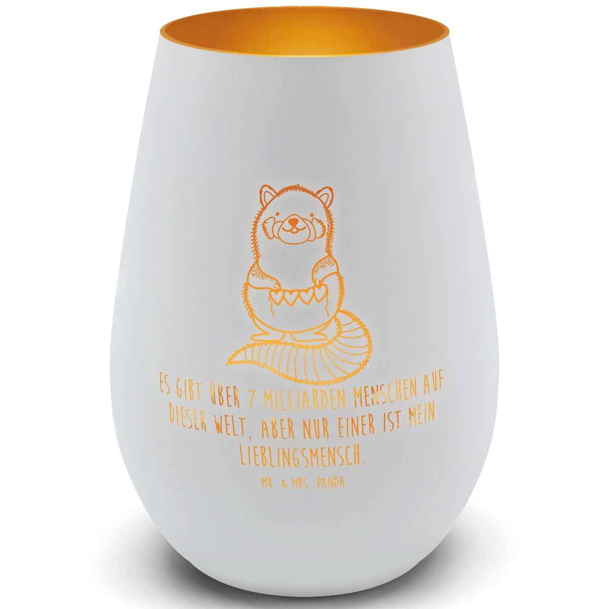 Gold Windlicht Roter Panda Teelichthalter Glas, Kerzenhalter, Garten Windlicht, kerzenhalter für teelichter, deko licht, Windlicht Balkon, Gartenlicht, Windlicht Terrasse, Kerzenglas, Windlicht Glas, Tischlaterne, Deko Windlicht, Teelichthalter, teelichtglas, Windlicht Teelicht, Outdoor Windlicht, Graviertes Windlicht, gold teelichthalter, Gold Windlicht, licht deko, Glaslaterne, Laterne, gold kerzenhalter, Windlicht Gravur, Goldenes Windlicht, dekolicht, Windlicht Gold, Glas Windlicht, ambiente licht, Teelichthalter Gold, windlicht mit gravur, Lustige Sprüche, Tiere, Tiermotive, Gute Laune, Panda, Herz, Liebling, Lieblingsmensch, Rot, Liebe