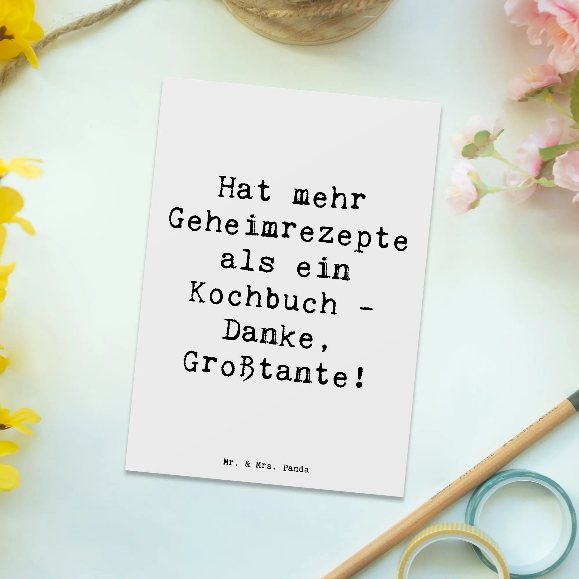 Postkarte Spruch Geheimrezepte Großtante Fotokarte, bildkarte, spruchkarte, Grußkarte, einzelkarte, Motivkarte, Kunstkarten, Ansichtskarten, Postkarten, Designkarte, Ansichtskarte, kunstkarte, Postkarte, Oma, Vatertag, Papa, Schwester, Bruder, Muttertag, Opa, Familie, Mama