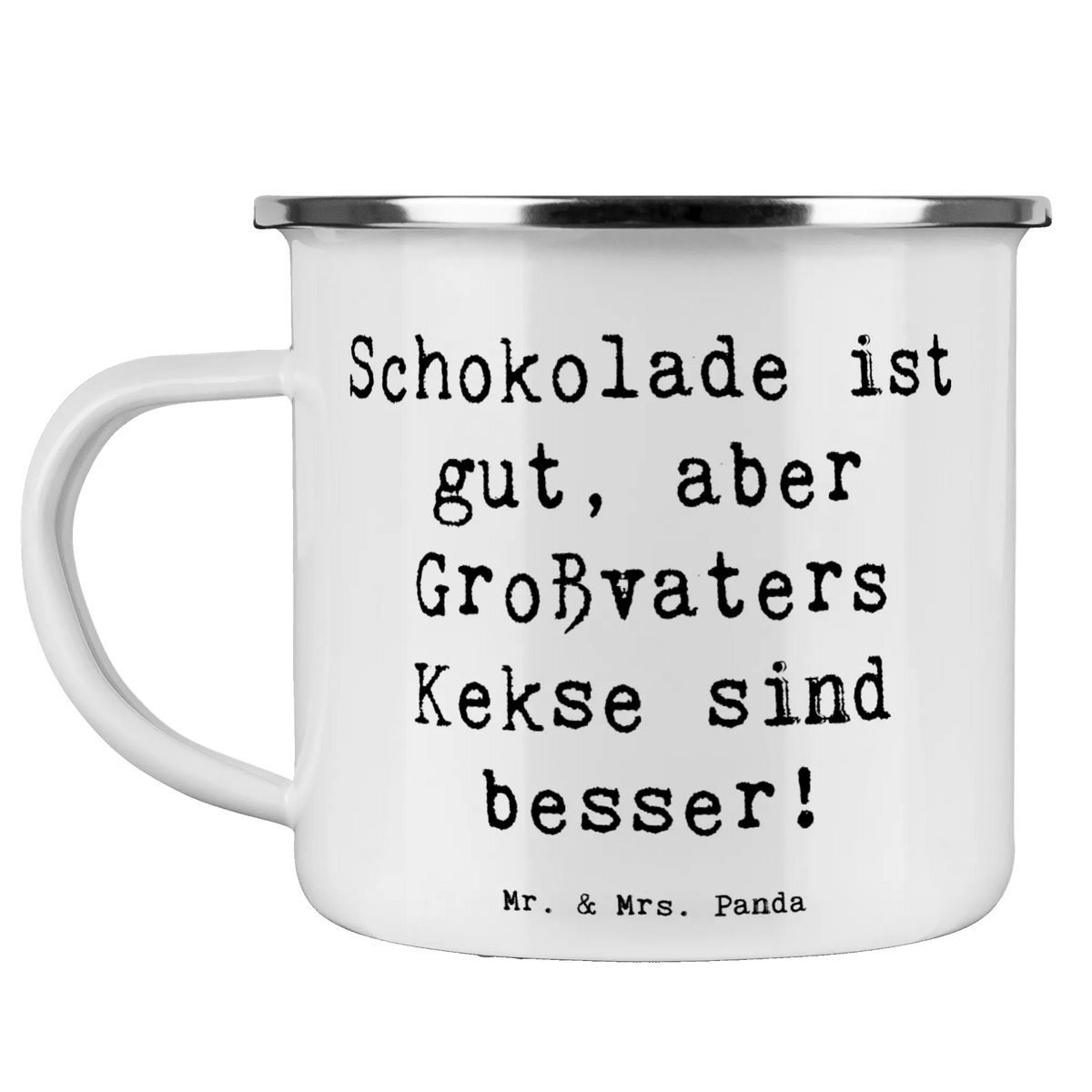 Camping Emaille Tasse Spruch Großvaters Kekse Outdoor Becher, Pott, Motivtasse, Emaille Becher, Teebecher, wandertasse, wanderbecher, Campingtasse, Tasse Emaille, Teetasse, becher emaille, Blechtasse, Kaffeepott, Outdoor Tasse, Emailletasse, outdoortasse, Emaille Tasse, blechbecher, emaillebecher, Campingbecher, reisetasse, Reisebecher, metallbecher, Haferl, Muttertag, Vatertag, Mama, Papa, Oma, Opa, Familie, Schwester, Bruder