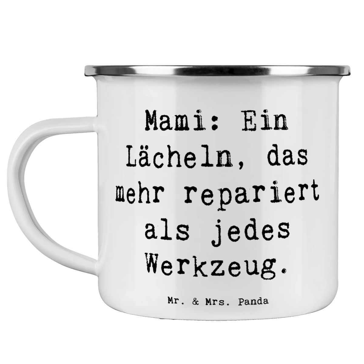 Camping Emaille Tasse Spruch Mami Lächeln reisetasse, becher emaille, Blechtasse, Tasse Emaille, Teebecher, Campingtasse, Haferl, emaillebecher, Outdoor Becher, Emailletasse, metallbecher, Outdoor Tasse, Pott, wanderbecher, outdoortasse, wandertasse, Emaille Becher, Emaille Tasse, Reisebecher, Teetasse, Motivtasse, Campingbecher, blechbecher, Kaffeepott, Muttertag, Vatertag, Mama, Papa, Oma, Opa, Familie, Schwester, Bruder