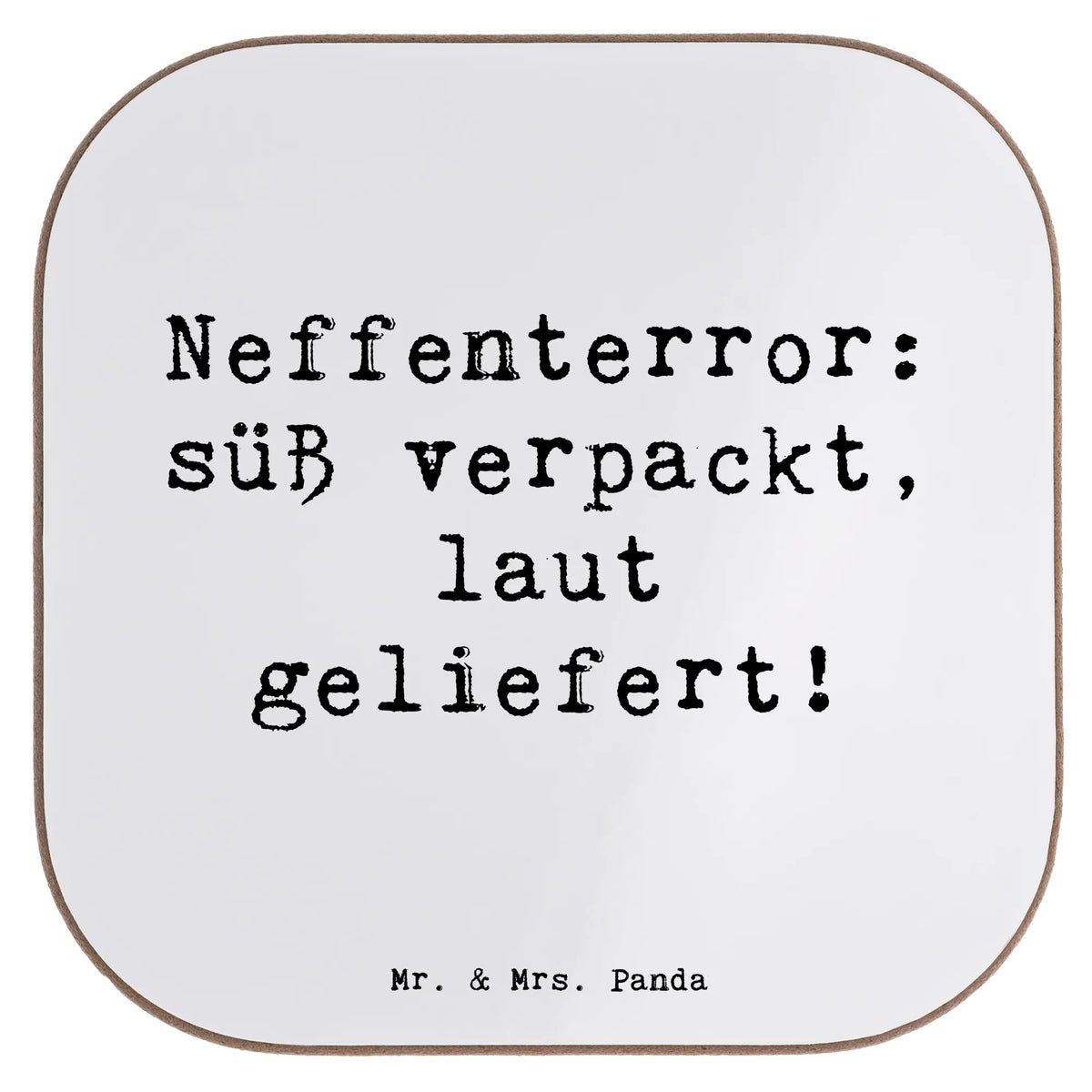 Untersetzer Spruch Neffe Chaos