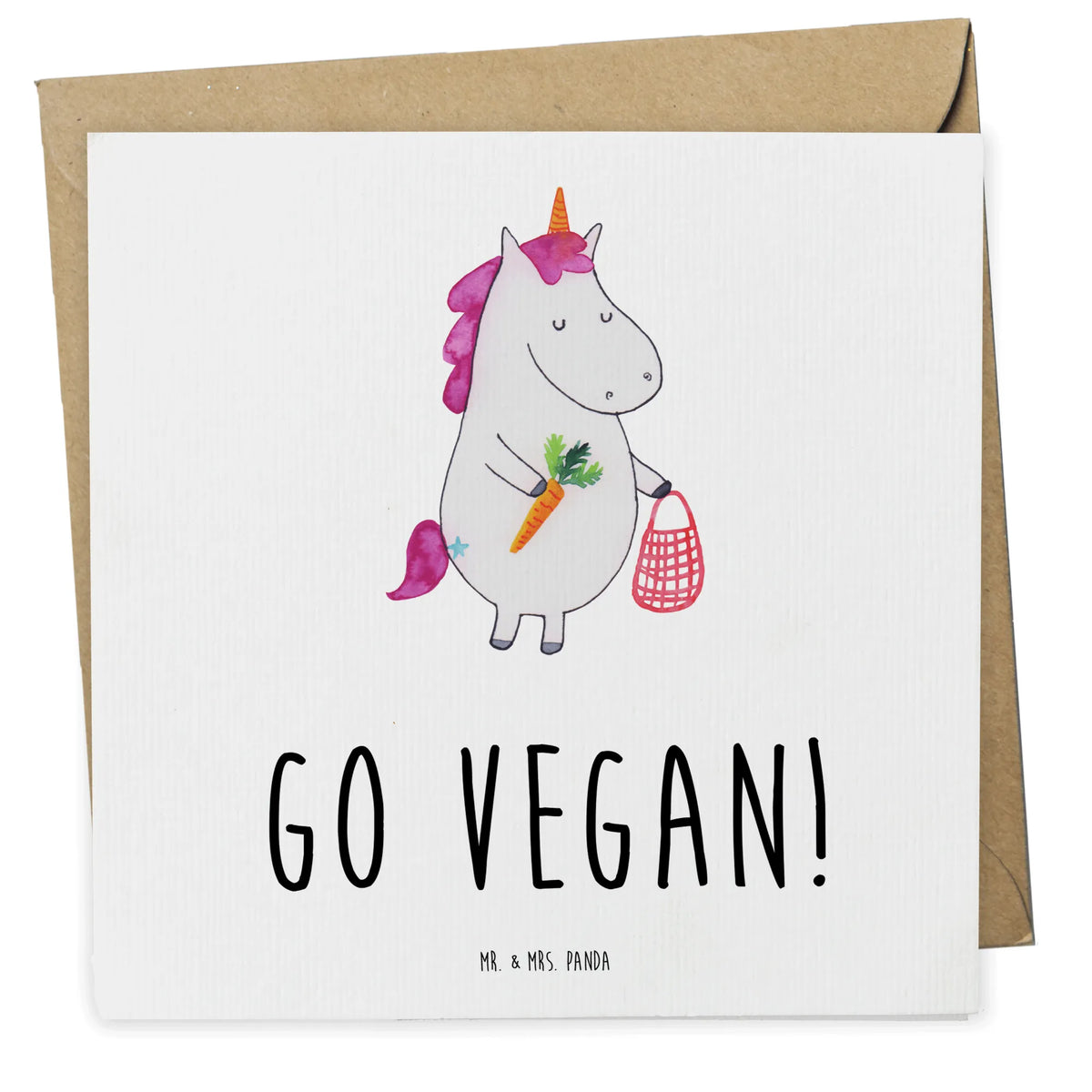 Deluxe Karte Einhorn Vegan faltkarte, Glückwunschkarte, anlasskarte, doppelkarte, Klappkarte, Grußkarte, Unicorn, Einhorn, Einhörner, Einhorn Deko, Gesund Leben, Vegetariar, Veganer, Vegan, Gesund essen, Rohkost, Veganismus