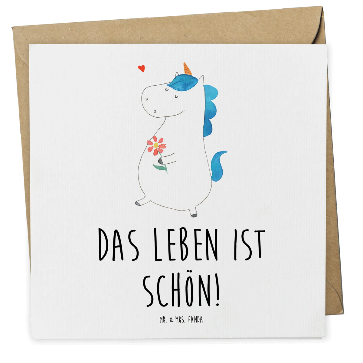 Deluxe Karte Einhorn Spaziergang Grußkarte, Klappkarte, anlasskarte, doppelkarte, faltkarte, Glückwunschkarte, Unicorn, Einhorn, Einhörner, Einhorn Deko, Mutter, Freude, Schwester, Blumen, Spaziergang, Freundin, Gute Laune, Glitzer, Motivation