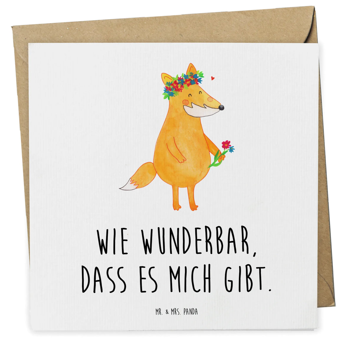 Deluxe Karte Fuchs Blumen Klappkarte, doppelkarte, anlasskarte, faltkarte, Glückwunschkarte, Grußkarte, Fuchs, Blumenmädchen, Füchse, Freundinnen, Blumen, Ich, Mich, Selbstliebe, Freundin, Fox, Liebe, Liebesbeweis, Fuchsmädchen, Freude, Motivation, Blume