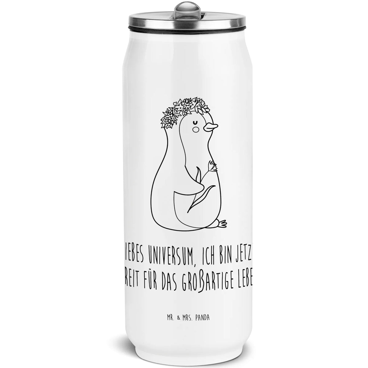 Getränkedosen Trinkflasche Pinguin Blumen Mehrwegdose, Kühlflasche, Edelstahl Trinkflasche, Trinkflasche mit Trinkhalm, Isolierflasche, Thermoflasche, Trinkflasche, Warmhalteflasche, Edelstahlflasche, Dosenflasche, Sportflasche, Schul Trinkflasche, Edelstahl Thermoflasche, outdoor trinkflasche, Isolierte Trinkflasche, Wasserflasche, reise trinkflasche, Outdoorflasche, Getränkedose, sport trinkflasche, Thermosflasche, Thermodose, wander trinkflasche, Trinkflasche Für Reisen, Getränkeflasche, Dose Für Getränke, Pinguin, Leben, Geschenkidee, Motivation, Universum, Lebenslust, Blumenkranz, Ziele, Wünsche, Pinguine, Lebensziele, Liebeskummer