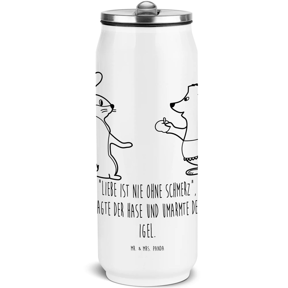 Getränkedosen Trinkflasche Hase Igel Trinkflasche Für Reisen, Edelstahlflasche, wander trinkflasche, Getränkeflasche, outdoor trinkflasche, Edelstahl Thermoflasche, Outdoorflasche, Trinkflasche mit Trinkhalm, Thermodose, Thermoflasche, Isolierte Trinkflasche, Dosenflasche, Sportflasche, Edelstahl Trinkflasche, Schul Trinkflasche, Dose Für Getränke, Kühlflasche, Thermosflasche, Mehrwegdose, Trinkflasche, Isolierflasche, Wasserflasche, Warmhalteflasche, sport trinkflasche, reise trinkflasche, Getränkedose, Lustige Sprüche, Tiere, Tiermotive, Gute Laune, Igel, Liebeskummer Geschenk, Spruch Romantisch, Trösten, Liebe Spruch, Hase, Trennungsschmerz, Igel und Hase, Herzschmerz