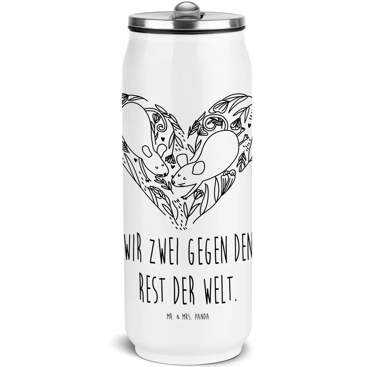 Getränkedosen Trinkflasche Mäuse Herz Trinkflasche Für Reisen, sport trinkflasche, wander trinkflasche, Kühlflasche, Warmhalteflasche, Wasserflasche, Thermosflasche, Edelstahl Thermoflasche, Getränkeflasche, Isolierflasche, Edelstahl Trinkflasche, Thermodose, Dose Für Getränke, Sportflasche, Outdoorflasche, Mehrwegdose, Isolierte Trinkflasche, Trinkflasche, Dosenflasche, Schul Trinkflasche, Getränkedose, reise trinkflasche, Edelstahlflasche, Thermoflasche, Trinkflasche mit Trinkhalm, outdoor trinkflasche, Verlobung, Freund, Heiraten, Partner, Heiratsantrag, Liebesgeschenk, Hocheitstag, Ehemann, Freundin, Ehefrau, Jahrestag, Liebe, Maus, Liebesbeweis, Lieblingsmensch, Hochzeit, Mäuse, Gemeinsamkeit, Love, Liebesbotschaft, Geschenk für Zwei