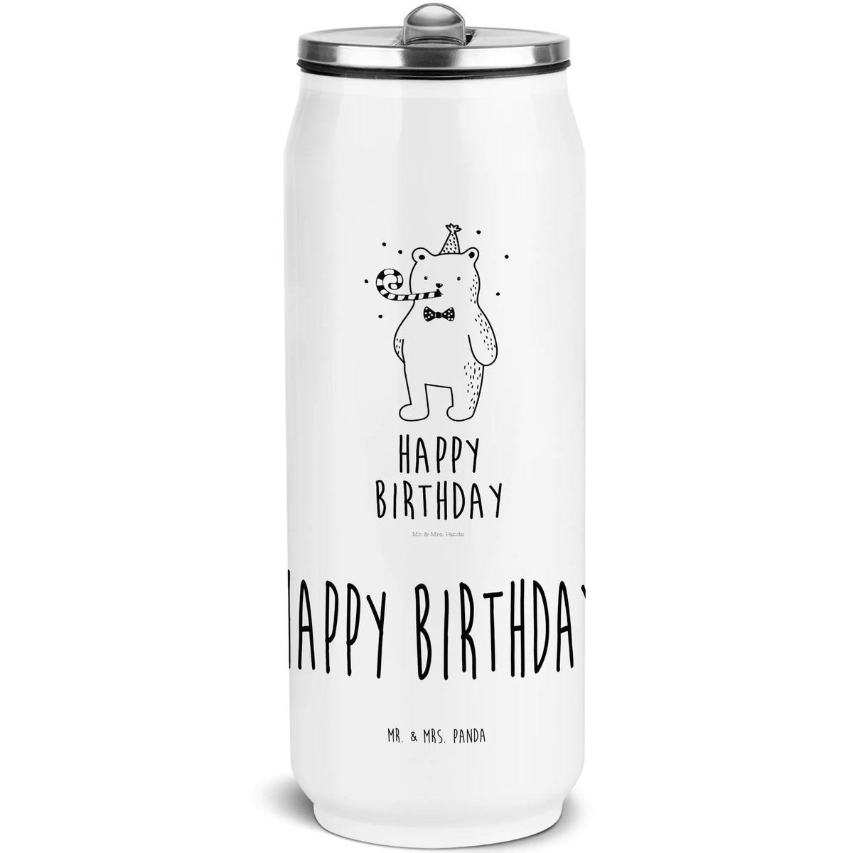 Getränkedosen Trinkflasche Bär Geburtstag Wasserflasche, Thermodose, Thermosflasche, Mehrwegdose, Thermoflasche, Isolierflasche, Getränkeflasche, Trinkflasche mit Trinkhalm, Sportflasche, Dosenflasche, sport trinkflasche, Getränkedose, reise trinkflasche, wander trinkflasche, Trinkflasche, Warmhalteflasche, Outdoorflasche, Edelstahl Thermoflasche, outdoor trinkflasche, Schul Trinkflasche, Edelstahlflasche, Dose Für Getränke, Edelstahl Trinkflasche, Kühlflasche, Trinkflasche Für Reisen, Isolierte Trinkflasche, Teddy, Bär, Teddybär, Glückwunsch, Happy Birthday, Geburtstag, Alles Gute