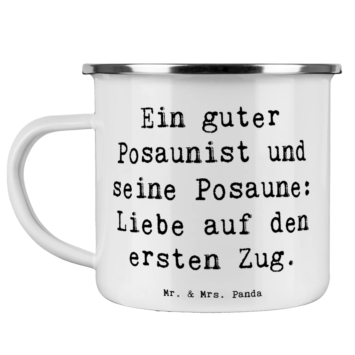 Camping Emaille Tasse Spruch Posaune Liebe Blechtasse, metallbecher, emaillebecher, Emailletasse, Reisebecher, Kaffeepott, reisetasse, becher emaille, Emaille Becher, Campingbecher, outdoortasse, Emaille Tasse, Pott, Tasse Emaille, Teetasse, Campingtasse, Outdoor Becher, wanderbecher, Outdoor Tasse, Teebecher, Haferl, blechbecher, Motivtasse, wandertasse, Instrumente, Geschenke Musiker, Musikliebhaber