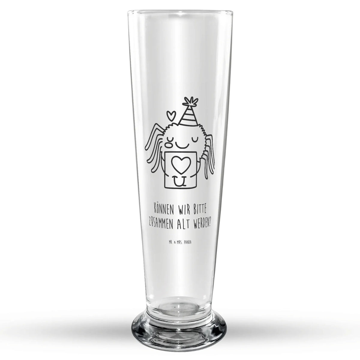 Bierglas Spinne Agathe Brief Trinkglas, Glasbierglas, Bierglas, Bier Glas, Bierbecher, Glasbecher, Spinne Agathe, Spinne, Agathe, Videos, Merchandise, Liebesgeschenk, Liebespaar, Liebesbeweis, Treuetest, Treuebeweis, Verliebt, Heiratsantrag, Ich Liebe Dich