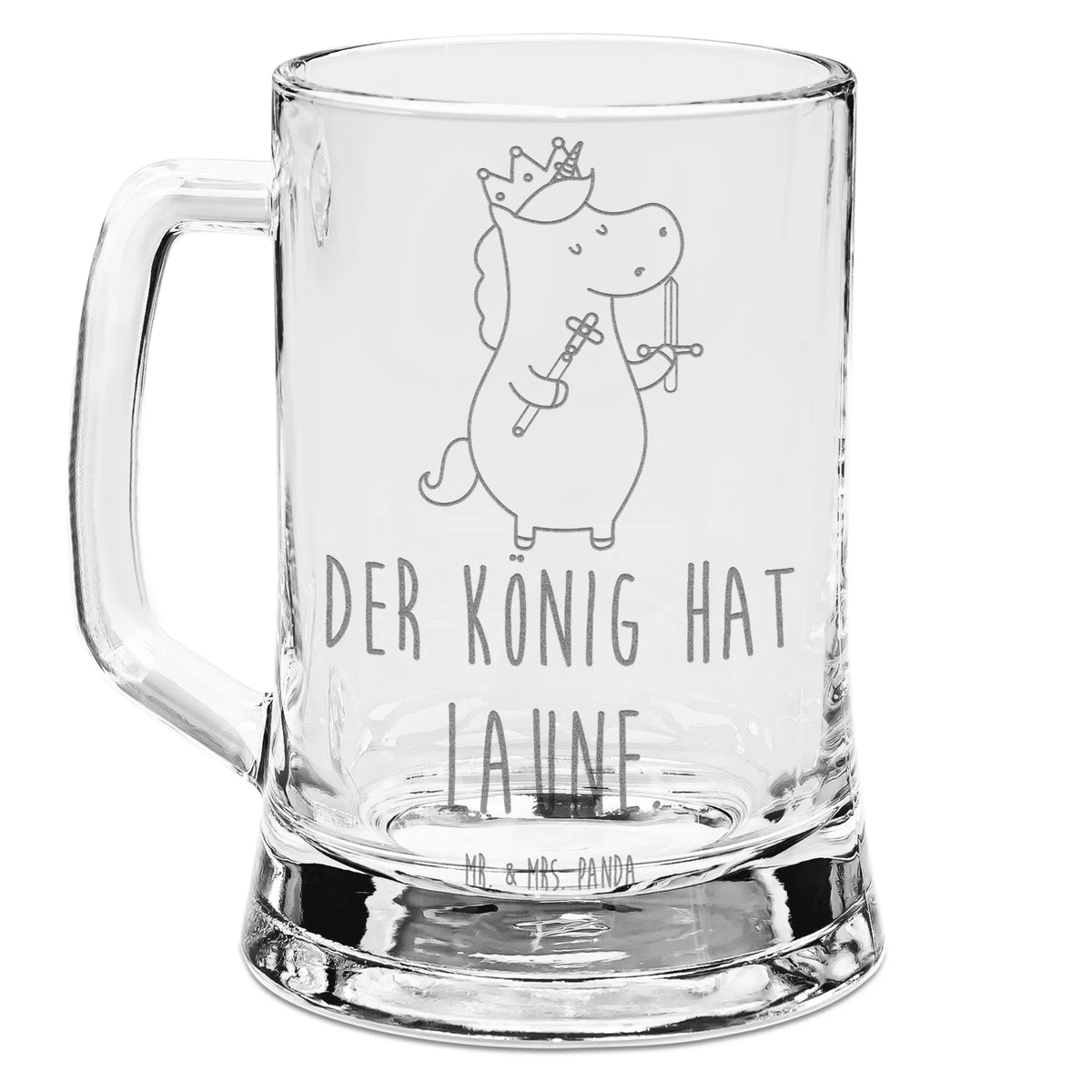 Engraved Beer Mug unicorn king with sword unicorn, unicorns, Emperor, gift boyfriend, Princess, Crown, Chancellor, President, present boy, Prosecco, King, Unicorn, Ruler, sword