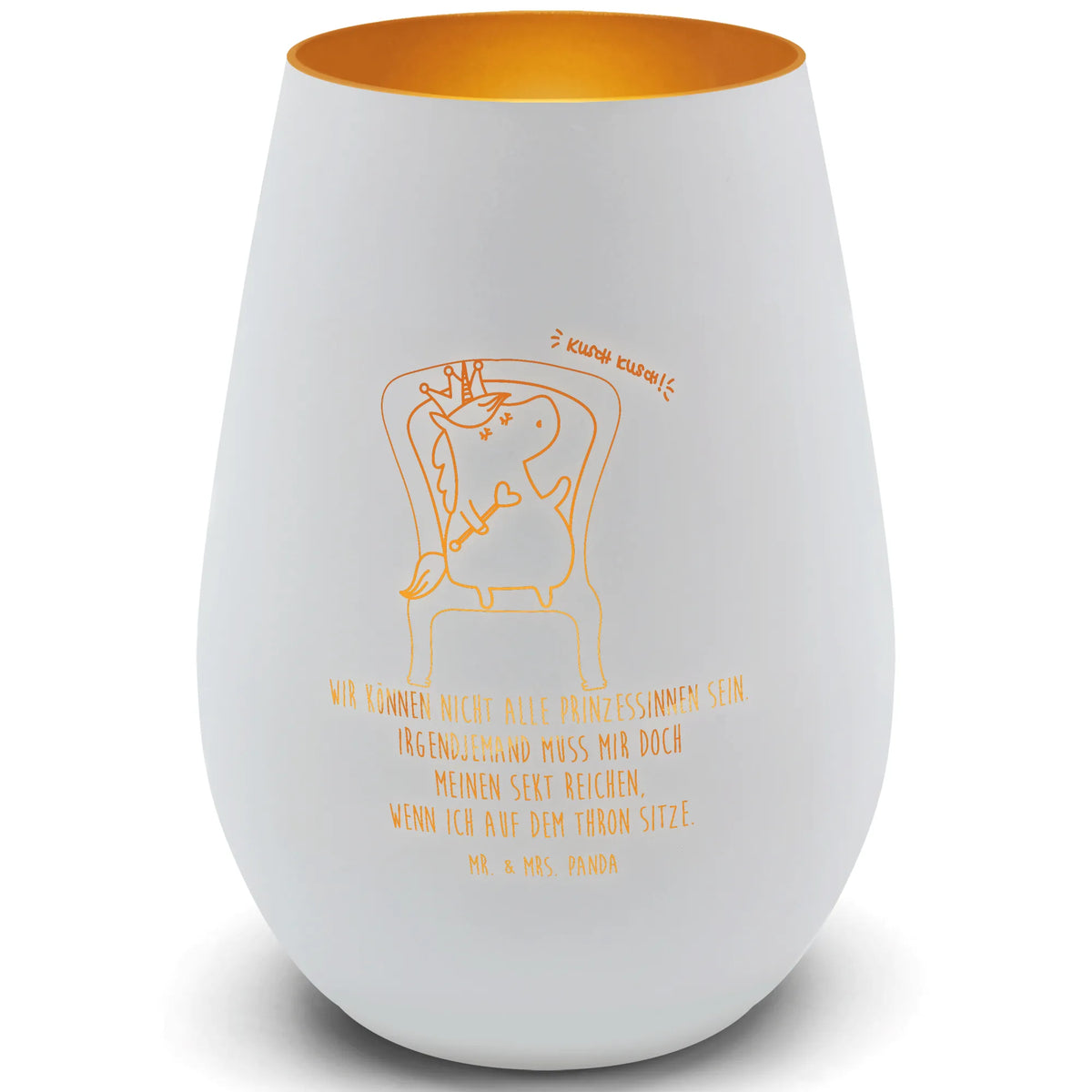 Gold Lantern unicorn king Emperor, Crown, President, Chancellor, friend gift, Present friend, Princess, King, Prosecco, Ruler