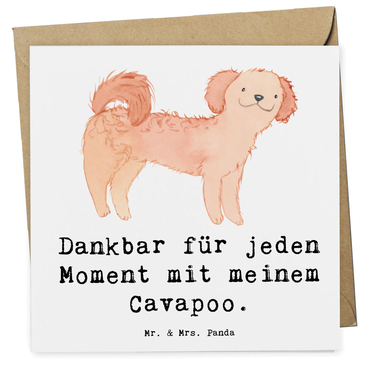 Deluxe Karte Cavapoo Moment Klappkarte, faltkarte, Grußkarte, Glückwunschkarte, doppelkarte, anlasskarte, Geschenk, Schenken, Hunderasse, Rassehund, Hundebesitzer, Tierfreund, Welpe, Hund, Cavapoo, Cavoodle