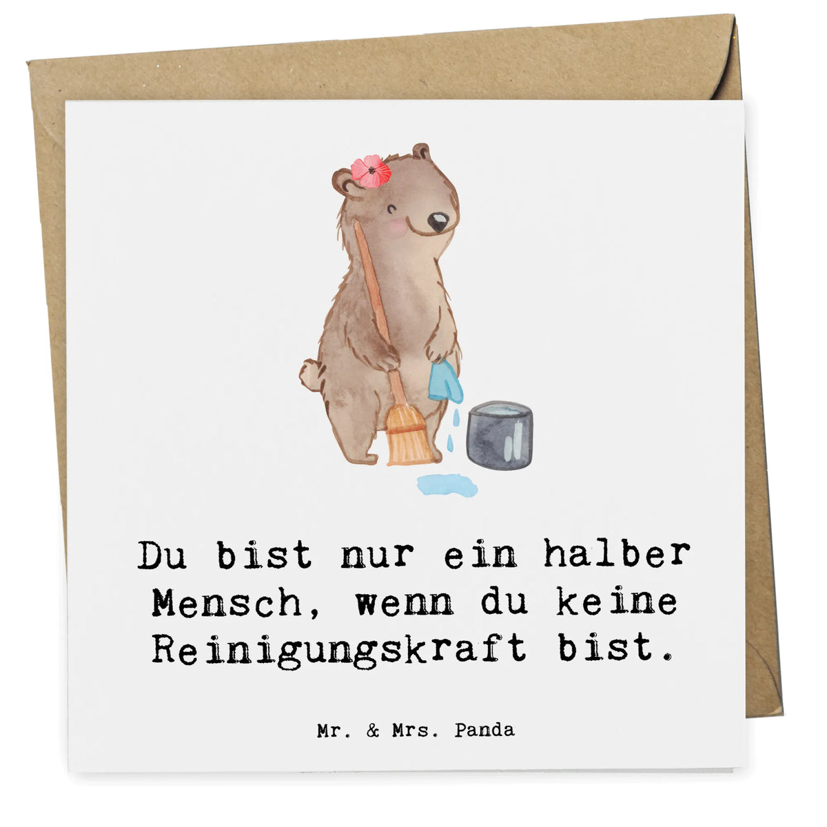 Deluxe Karte Reinigungskraft Herz Grußkarte, Glückwunschkarte, Klappkarte, anlasskarte, doppelkarte, faltkarte, Kollegin, Rente, Arbeitskollege, Ausbildung, Mitarbeiter, Abschied, Firma, Kollege, Jubiläum, Dankeschön, Beruf, Danke, Schenken, Geschenk