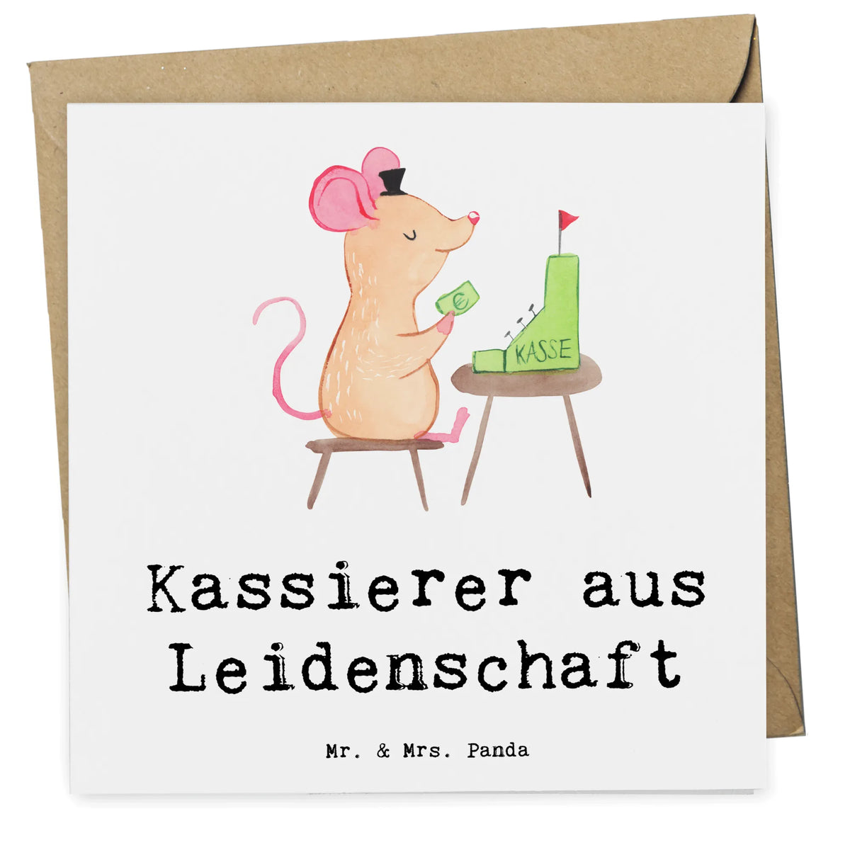 Deluxe Karte Kassierer Leidenschaft