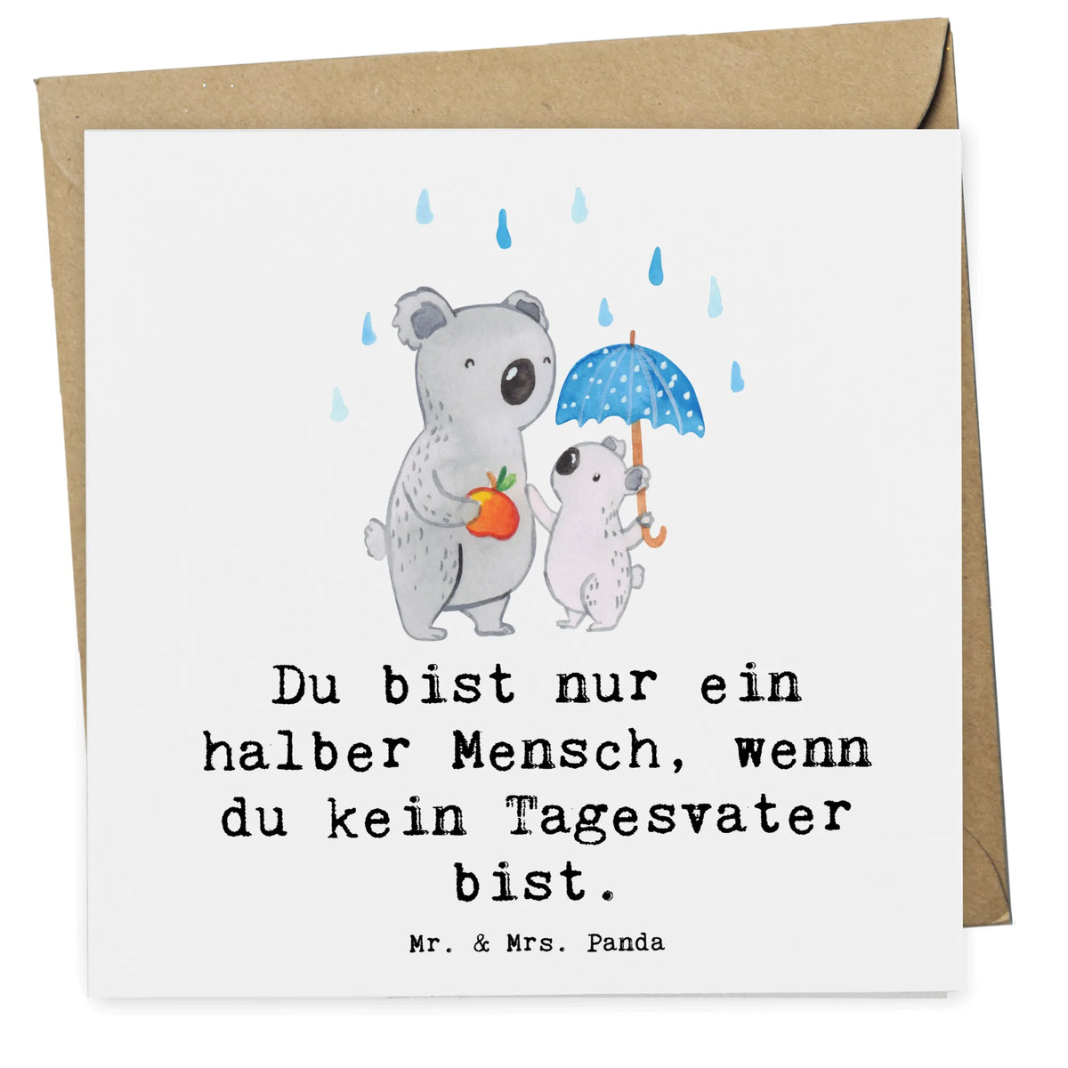 Deluxe Karte Tagesvater Herz