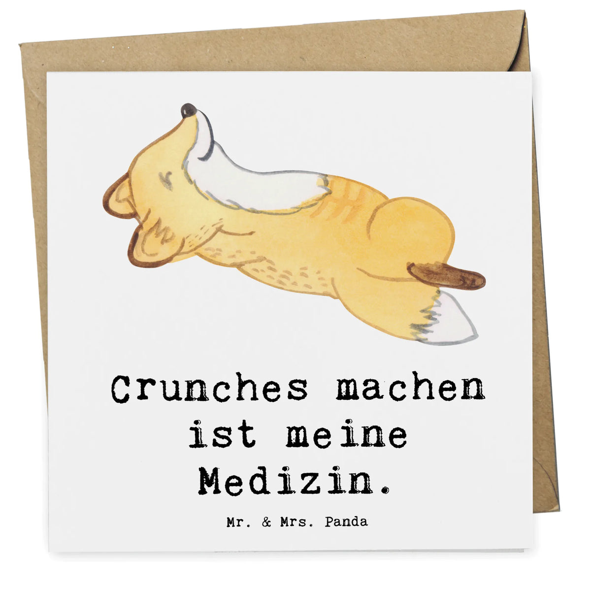 Deluxe Karte Fuchs Crunches