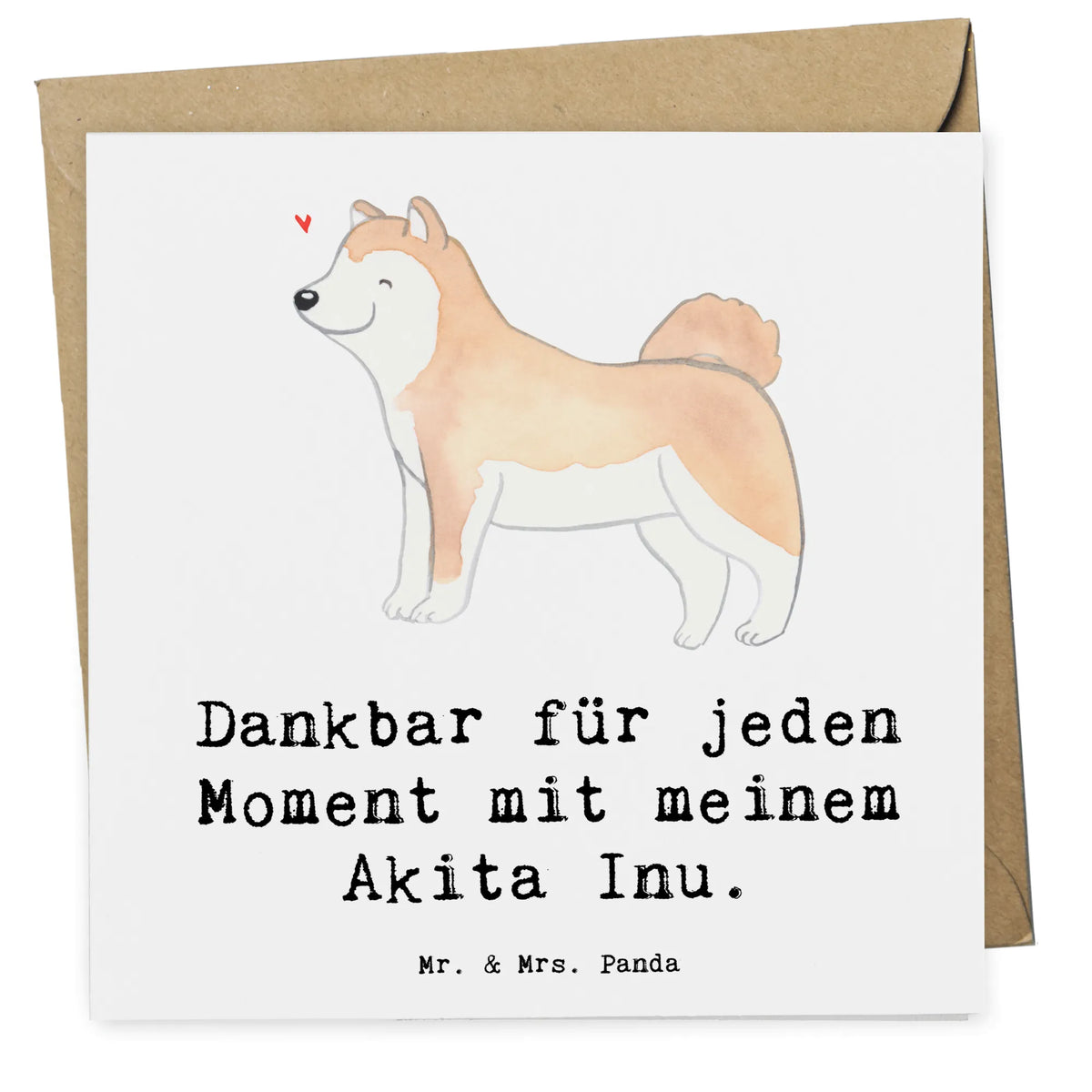 Deluxe Karte Akita Inu Moment