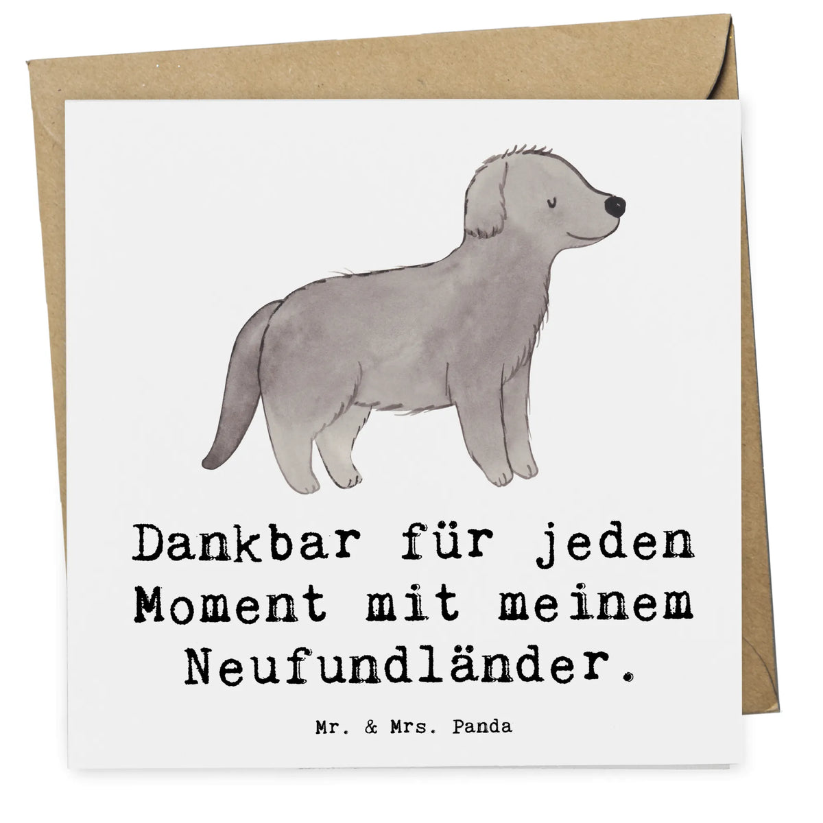Deluxe Karte Neufundländer Moment