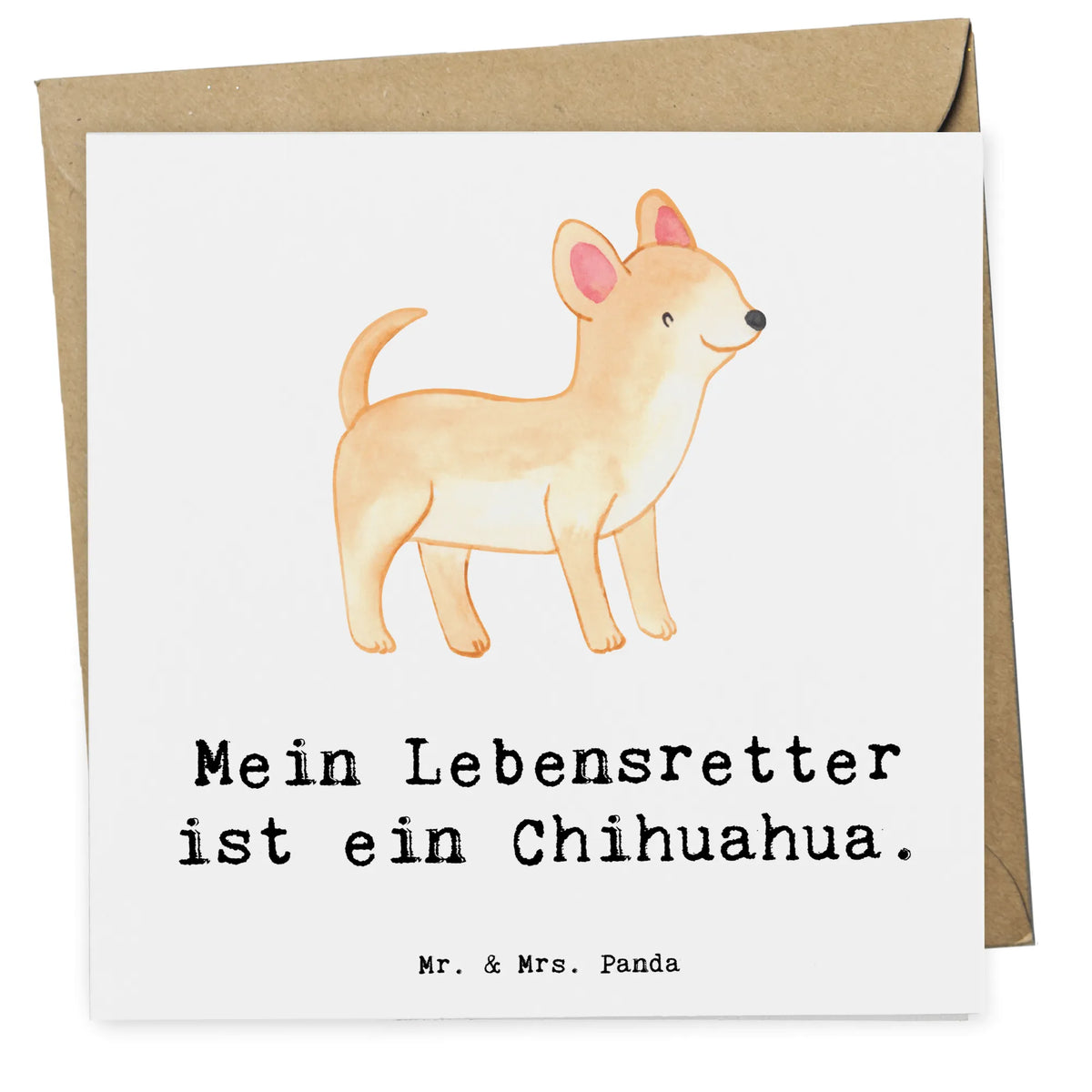 Deluxe Card Chihuahua Lifesaver