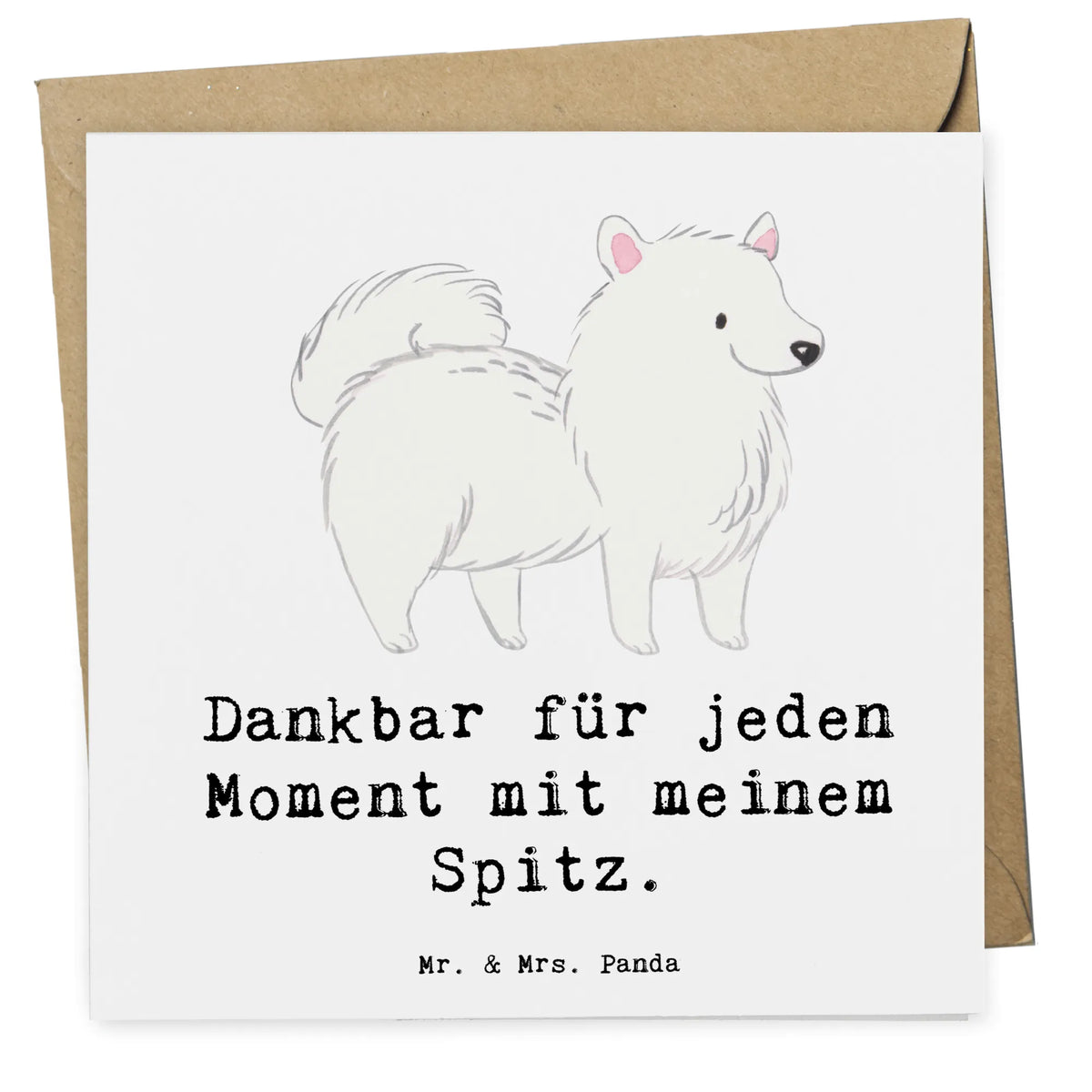Deluxe Karte Spitz Moment Glückwunschkarte, anlasskarte, Grußkarte, Klappkarte, doppelkarte, faltkarte, Geschenk, Schenken, Hunderasse, Rassehund, Hundebesitzer, Tierfreund, Welpe, Hund, Spitz