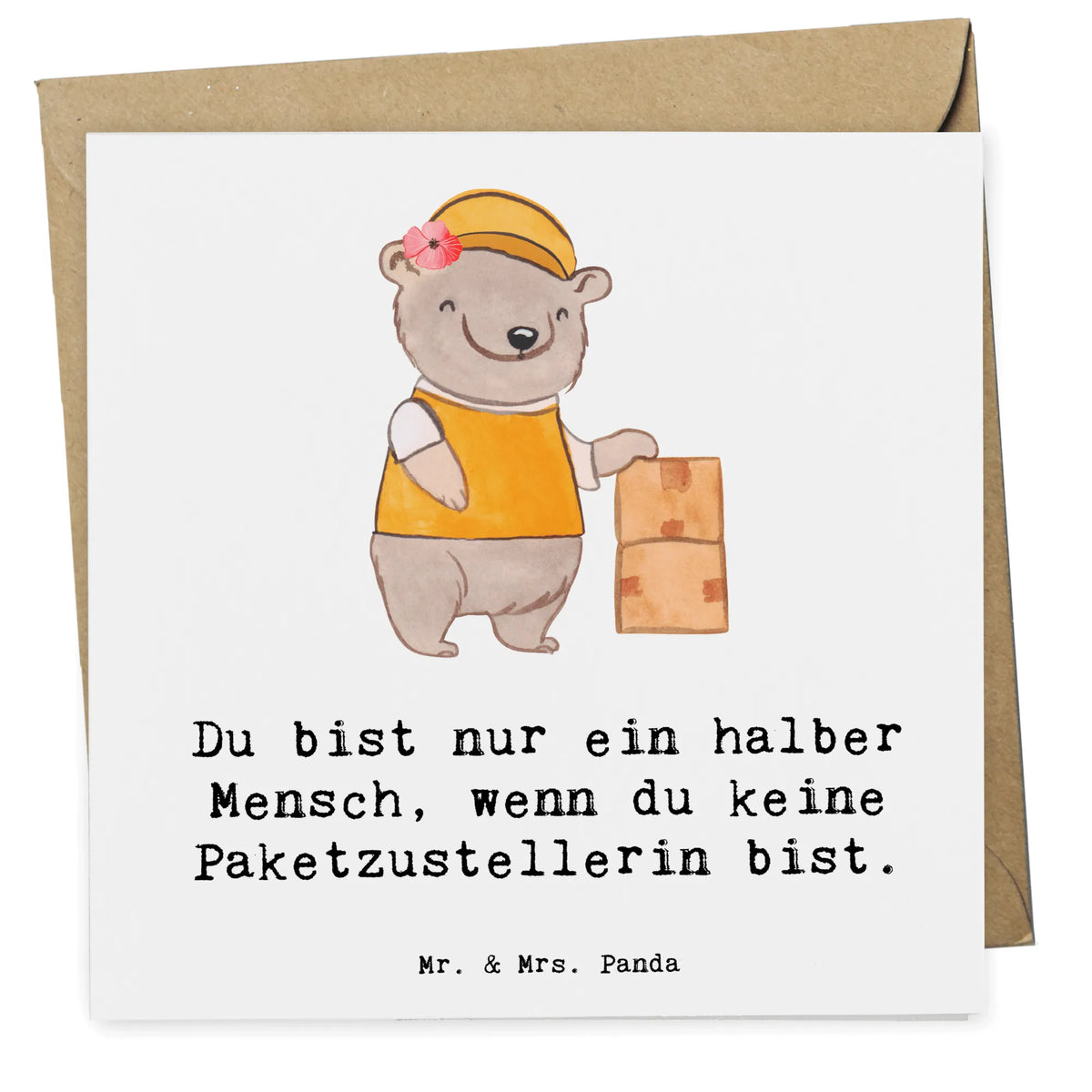 Deluxe Karte Paketzustellerin Herz faltkarte, Grußkarte, anlasskarte, Glückwunschkarte, doppelkarte, Klappkarte, Kollegin, Rente, Arbeitskollege, Ausbildung, Mitarbeiter, Abschied, Firma, Kollege, Jubiläum, Dankeschön, Beruf, Danke, Schenken, Geschenk, Paketzustellerin, Paketbotin, Zustellservice Pakete