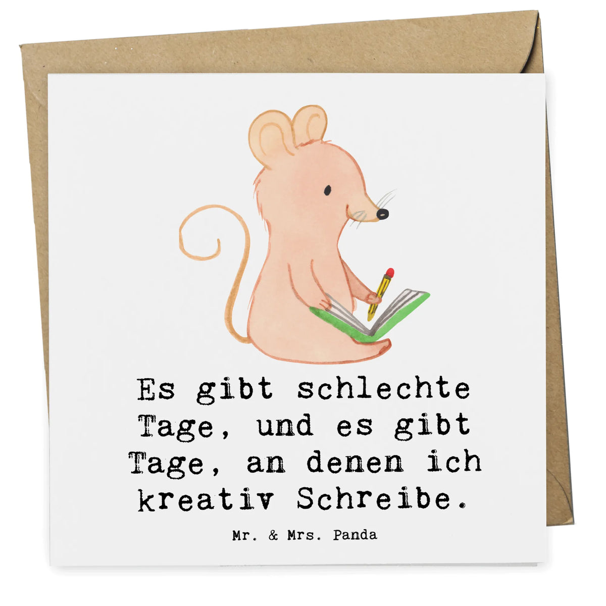 Deluxe Karte Maus Kreatives Schreiben doppelkarte, Klappkarte, Grußkarte, faltkarte, Glückwunschkarte, anlasskarte, Geschenk, Schenken, Sport, Sportart, Hobby, Danke, Dankeschön, Auszeichnung, Gewinn, Sportler, Kreatives Schreiben, Creative Writing, Literatur schreiben