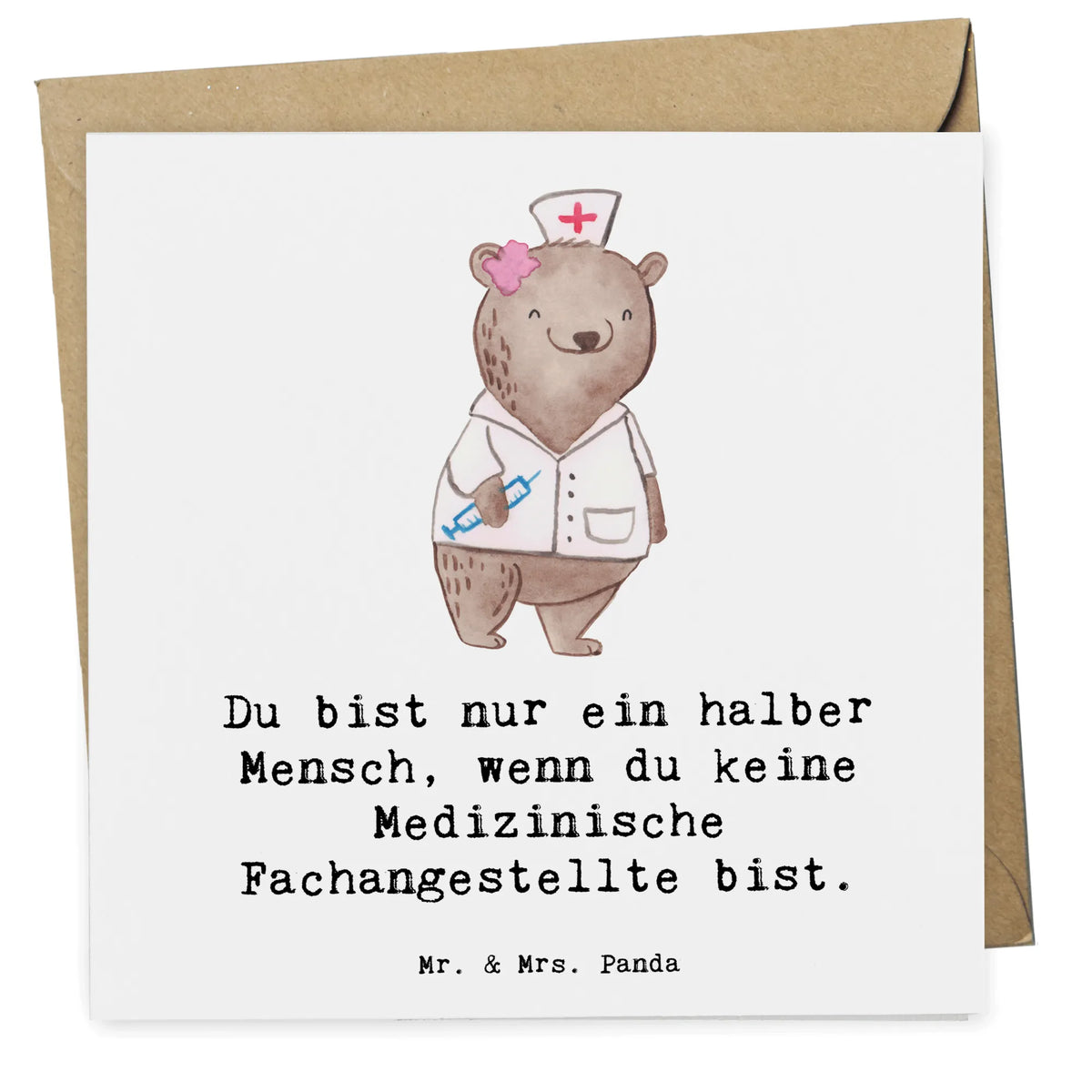 Deluxe Karte Medizinische Fachangestellte Herz