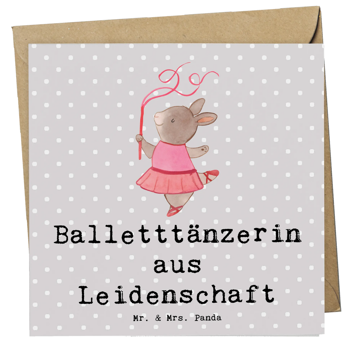 Deluxe Karte Balletttänzerin Leidenschaft