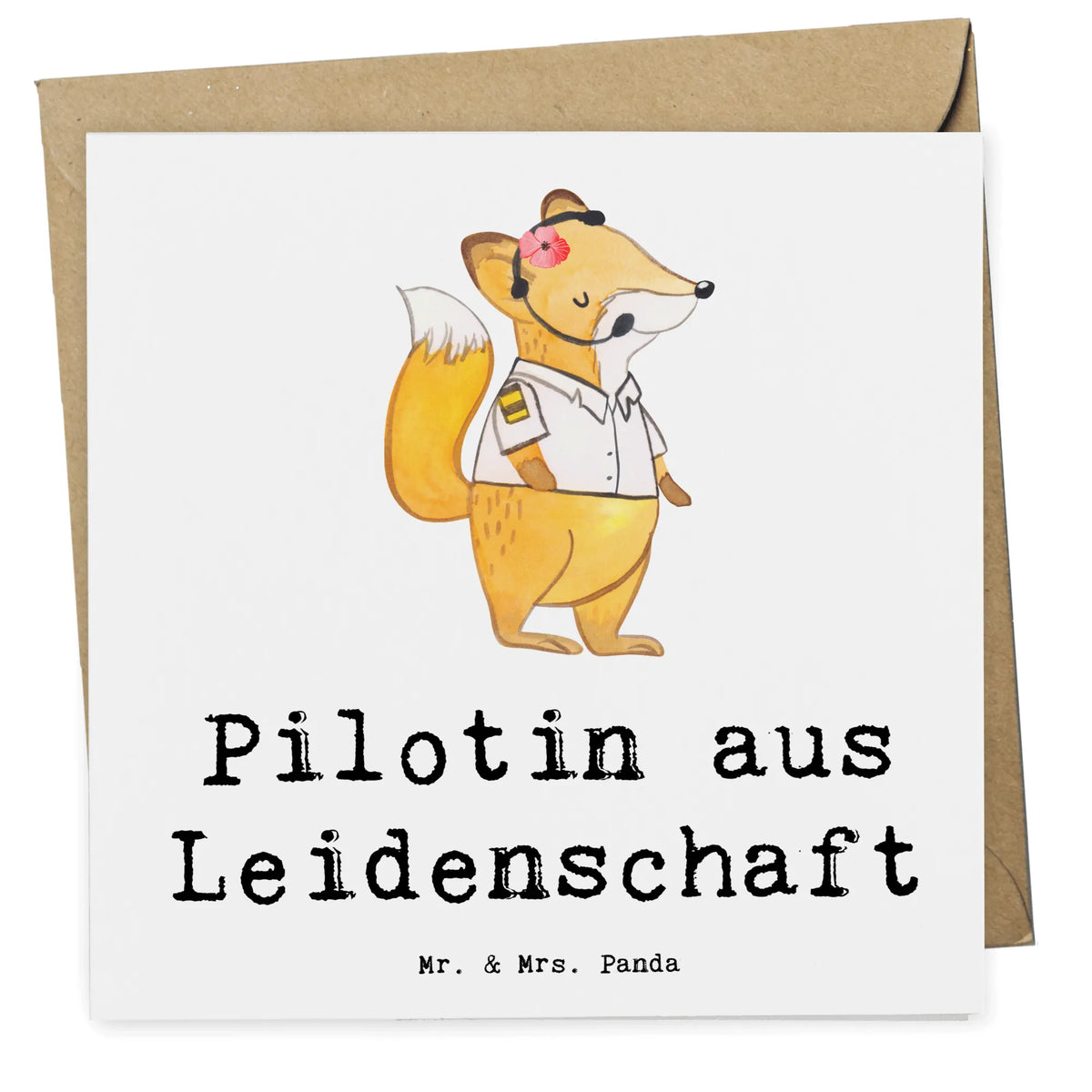 Deluxe Karte Pilotin Leidenschaft