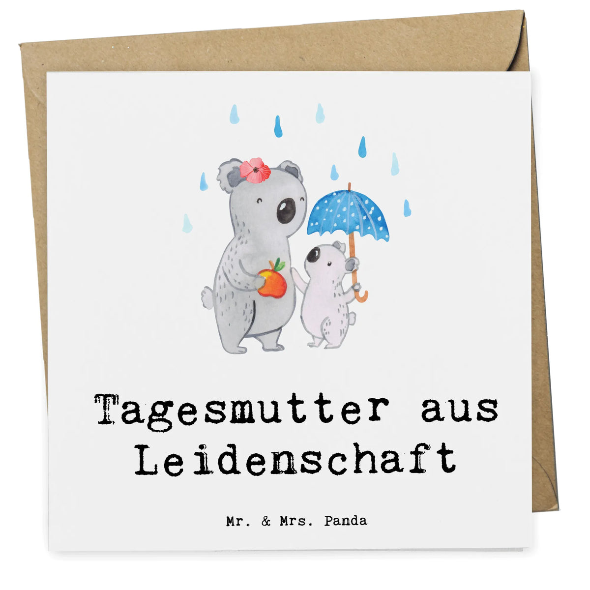 Deluxe Karte Tagesmutter Leidenschaft Glückwunschkarte, doppelkarte, faltkarte, Grußkarte, anlasskarte, Klappkarte, Geschenk, Schenken, Jubiläum, Danke, Dankeschön, Beruf, Ausbildung, Abschied, Rente, Kollege, Kollegin, Arbeitskollege, Mitarbeiter, Firma