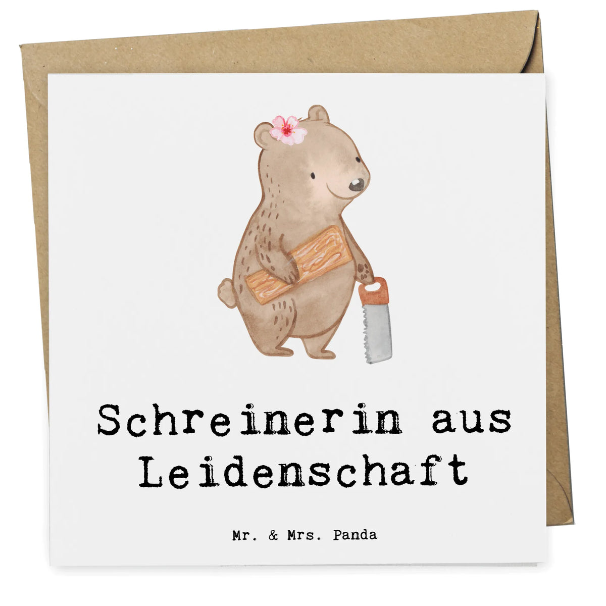 Deluxe Karte Schreinerin Leidenschaft
