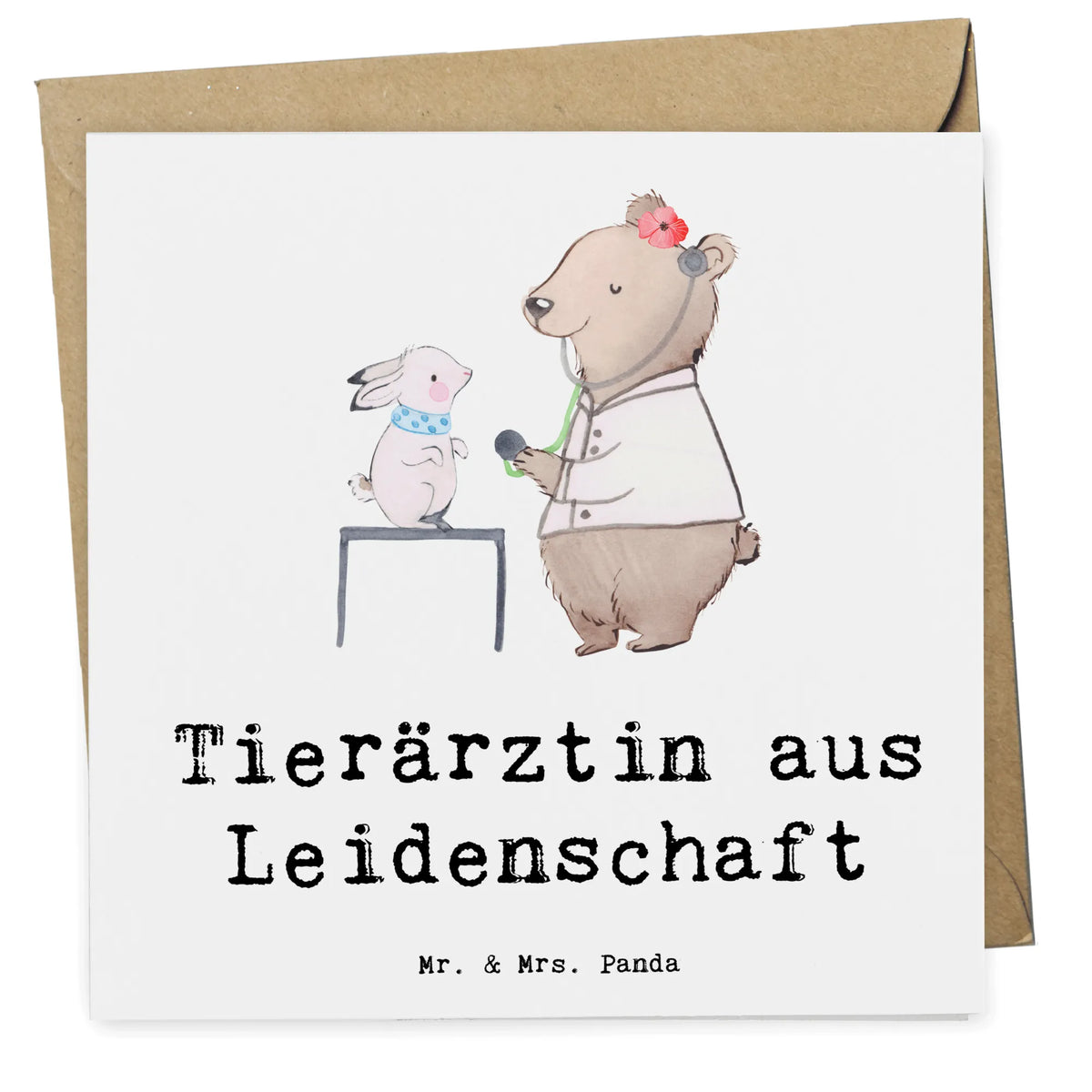 Deluxe Karte Tierärztin Leidenschaft doppelkarte, Glückwunschkarte, faltkarte, anlasskarte, Grußkarte, Klappkarte, Geschenk, Schenken, Jubiläum, Danke, Dankeschön, Beruf, Ausbildung, Abschied, Rente, Kollege, Kollegin, Arbeitskollege, Mitarbeiter, Firma
