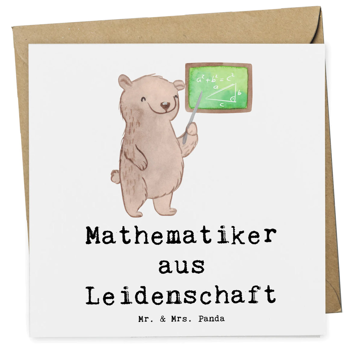 Deluxe Karte Mathematiker Leidenschaft