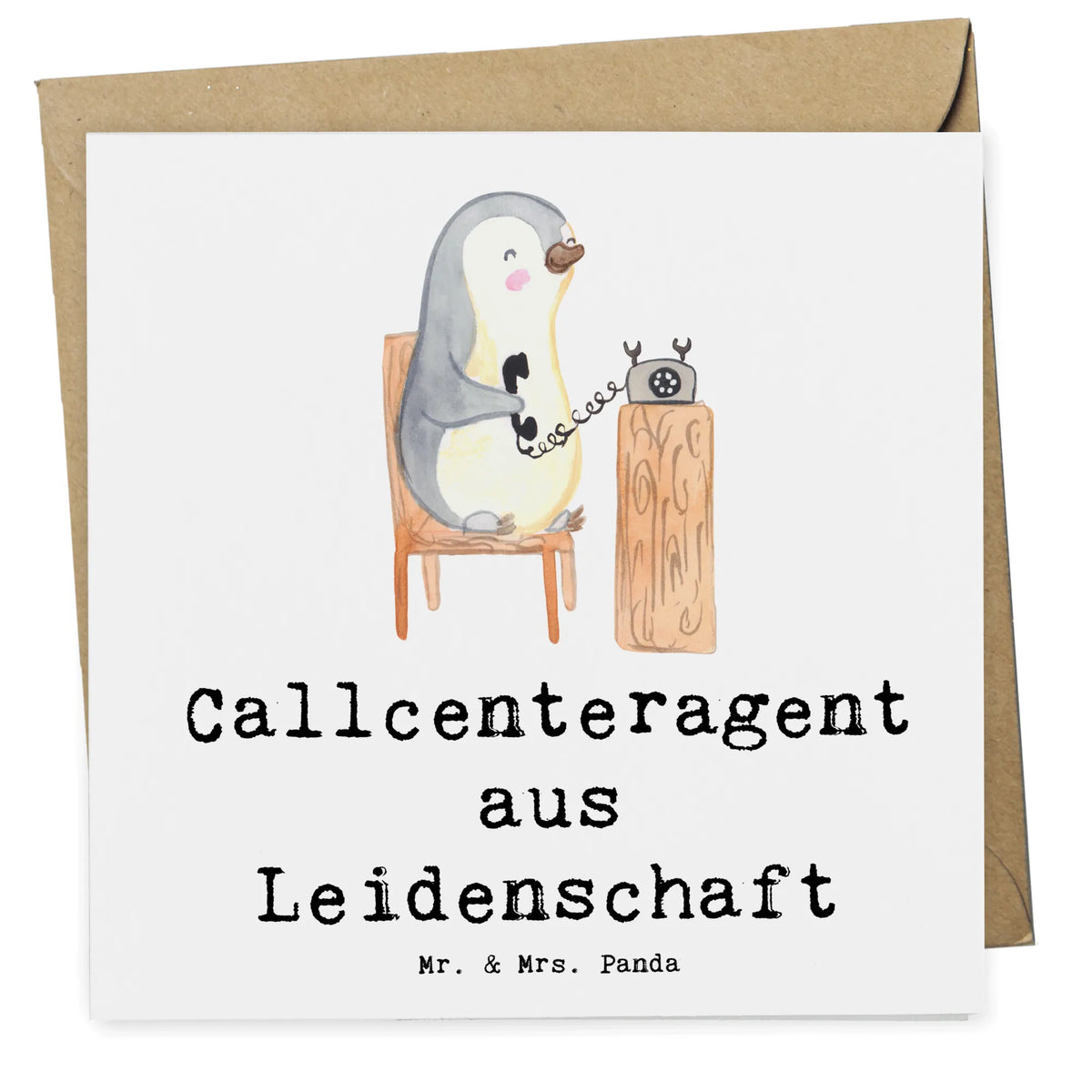 Deluxe Karte Callcenteragent Leidenschaft