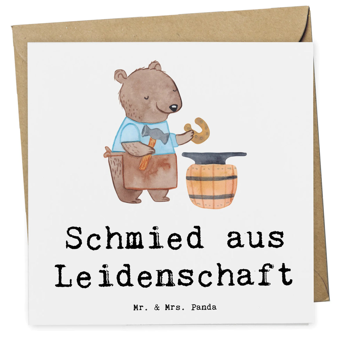 Deluxe Karte Schmied Leidenschaft doppelkarte, Klappkarte, Glückwunschkarte, anlasskarte, faltkarte, Grußkarte, Geschenk, Schenken, Jubiläum, Danke, Dankeschön, Beruf, Ausbildung, Abschied, Rente, Kollege, Kollegin, Arbeitskollege, Mitarbeiter, Firma