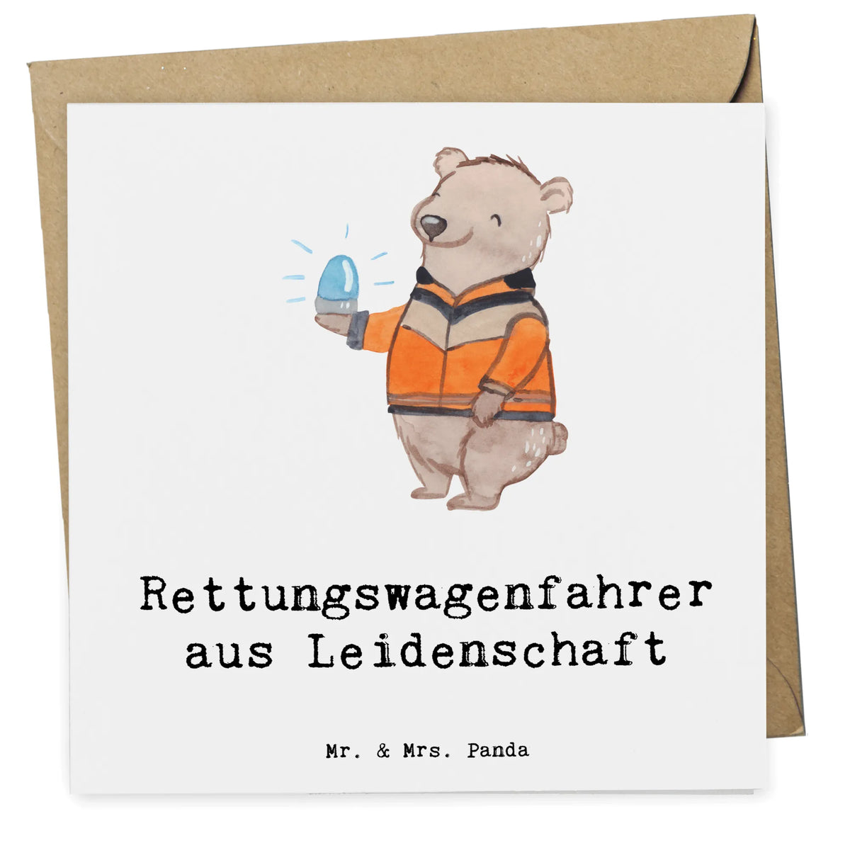 Deluxe Karte Rettungswagenfahrer Leidenschaft doppelkarte, Glückwunschkarte, Grußkarte, faltkarte, Klappkarte, anlasskarte, Geschenk, Schenken, Jubiläum, Danke, Dankeschön, Beruf, Ausbildung, Abschied, Rente, Kollege, Kollegin, Arbeitskollege, Mitarbeiter, Firma