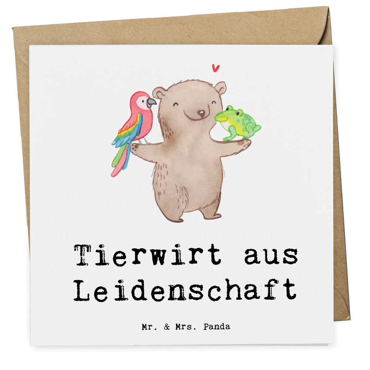 Deluxe Card Animal keeper Passion
