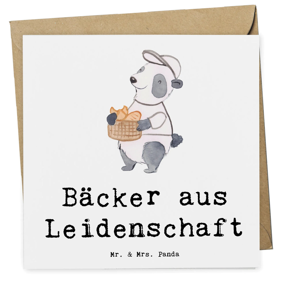 Deluxe Karte Bäcker Leidenschaft