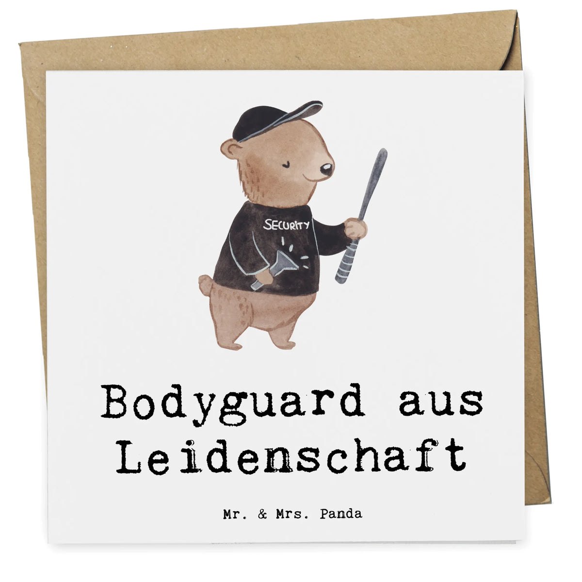 Deluxe Karte Bodyguard Leidenschaft Klappkarte, doppelkarte, anlasskarte, faltkarte, Grußkarte, Glückwunschkarte, Geschenk, Schenken, Jubiläum, Danke, Dankeschön, Beruf, Ausbildung, Abschied, Rente, Kollege, Kollegin, Arbeitskollege, Mitarbeiter, Firma, Bodyguard, Personenschützer