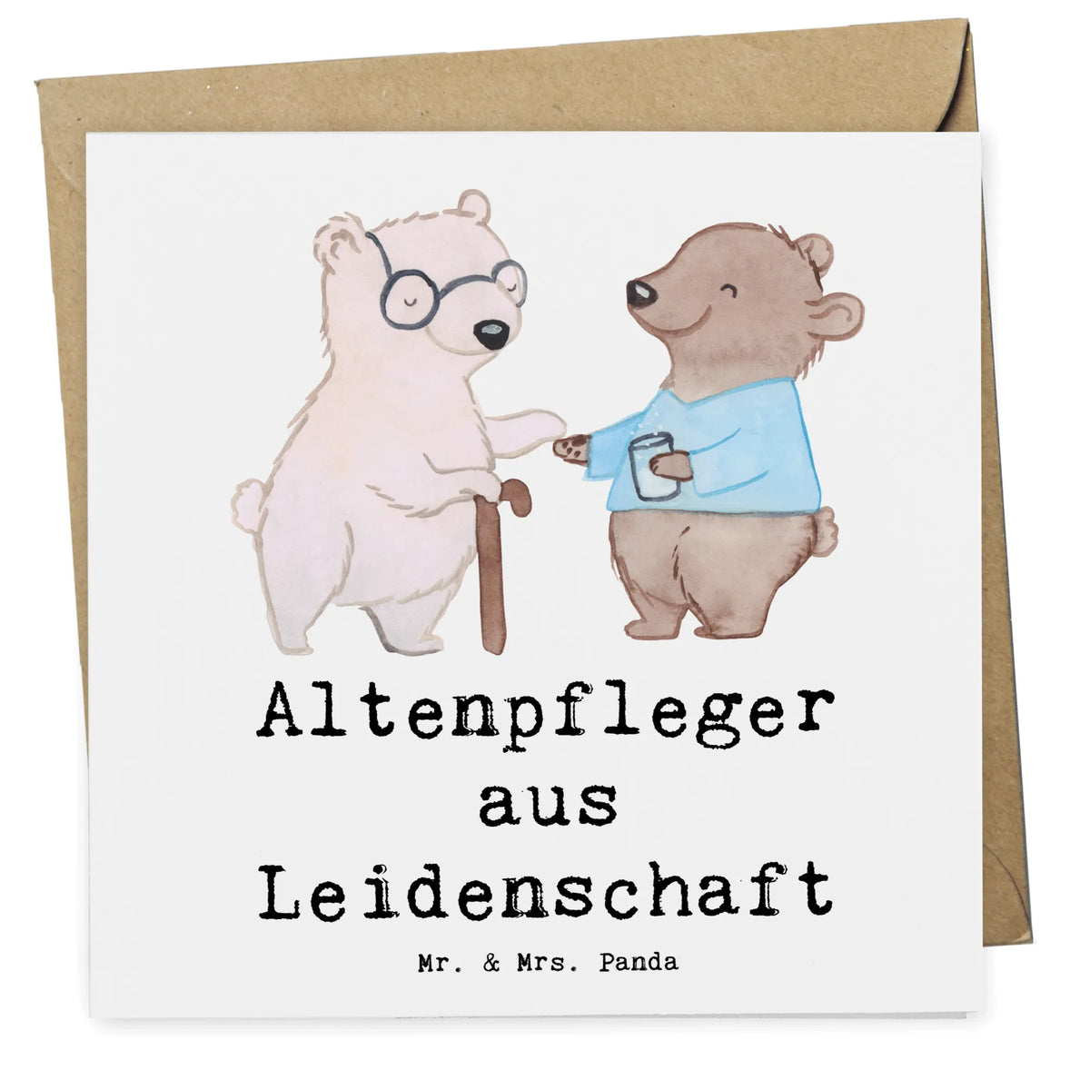Deluxe Karte Altenpfleger Leidenschaft doppelkarte, Klappkarte, Grußkarte, faltkarte, anlasskarte, Glückwunschkarte, Geschenk, Schenken, Jubiläum, Danke, Dankeschön, Beruf, Ausbildung, Abschied, Rente, Kollege, Kollegin, Arbeitskollege, Mitarbeiter, Firma, Altenpfleger, Pfleger, Altenheim Eröffnung