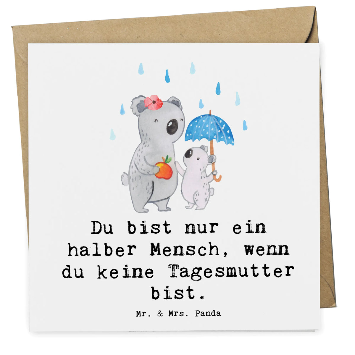 Deluxe Karte Tagesmutter Herz