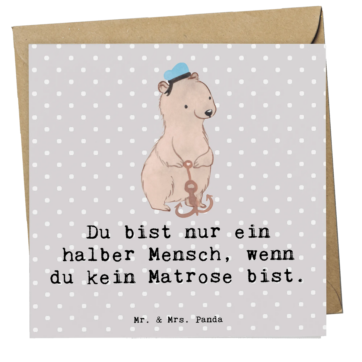 Deluxe Karte Matrose Herz Grußkarte, doppelkarte, Glückwunschkarte, anlasskarte, Klappkarte, faltkarte, Geschenk, Schenken, Jubiläum, Danke, Dankeschön, Beruf, Ausbildung, Abschied, Rente, Kollege, Kollegin, Arbeitskollege, Mitarbeiter, Firma, Seemann, Schiffsmechaniker, Seeleute, Schiff, Matrose