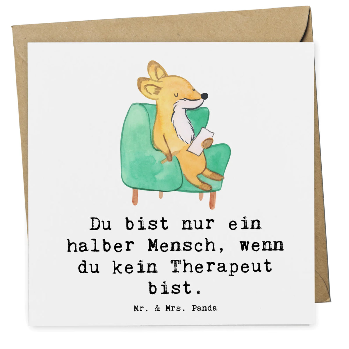Deluxe Karte Therapeut Herz