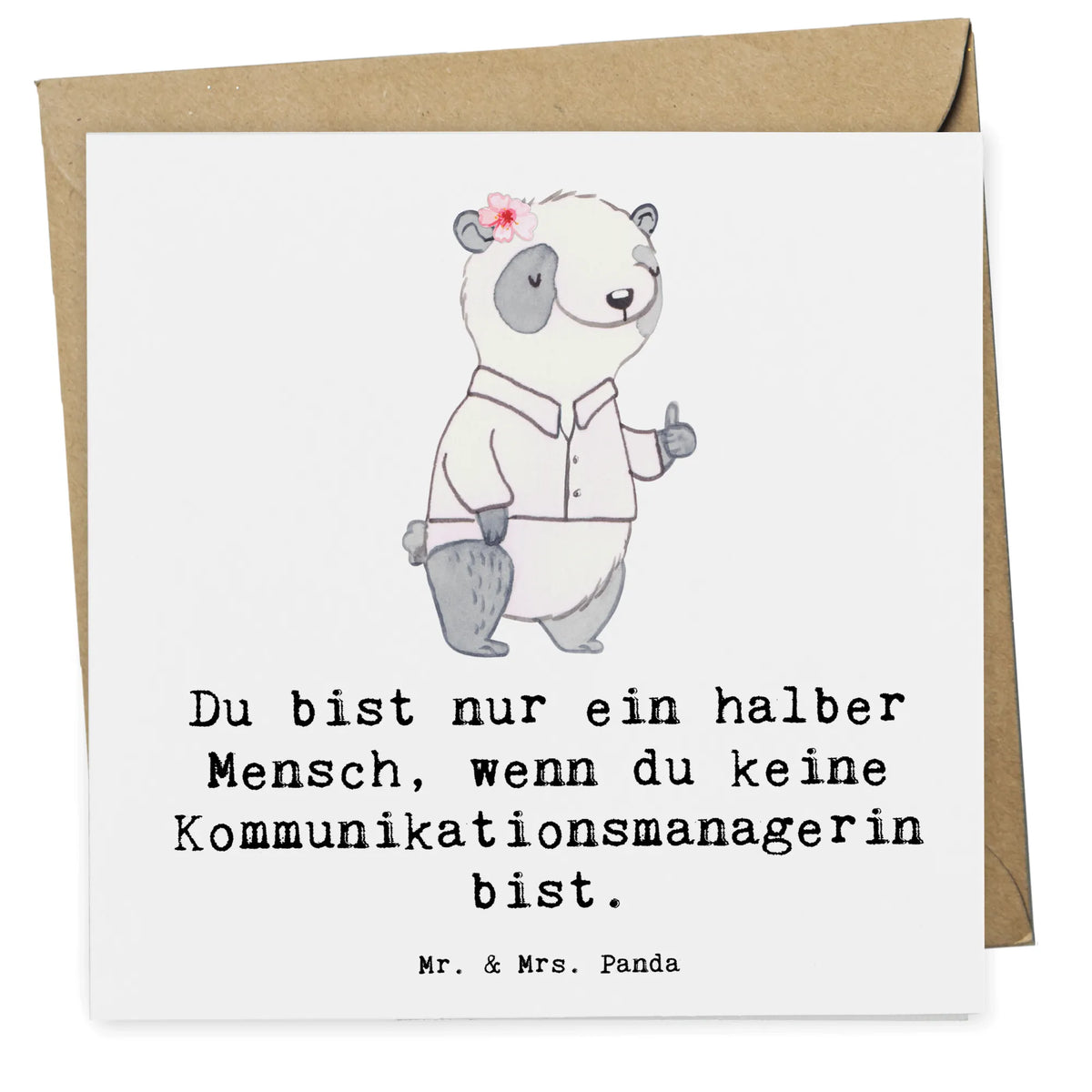 Deluxe Karte Kommunikationsmanagerin Herz
